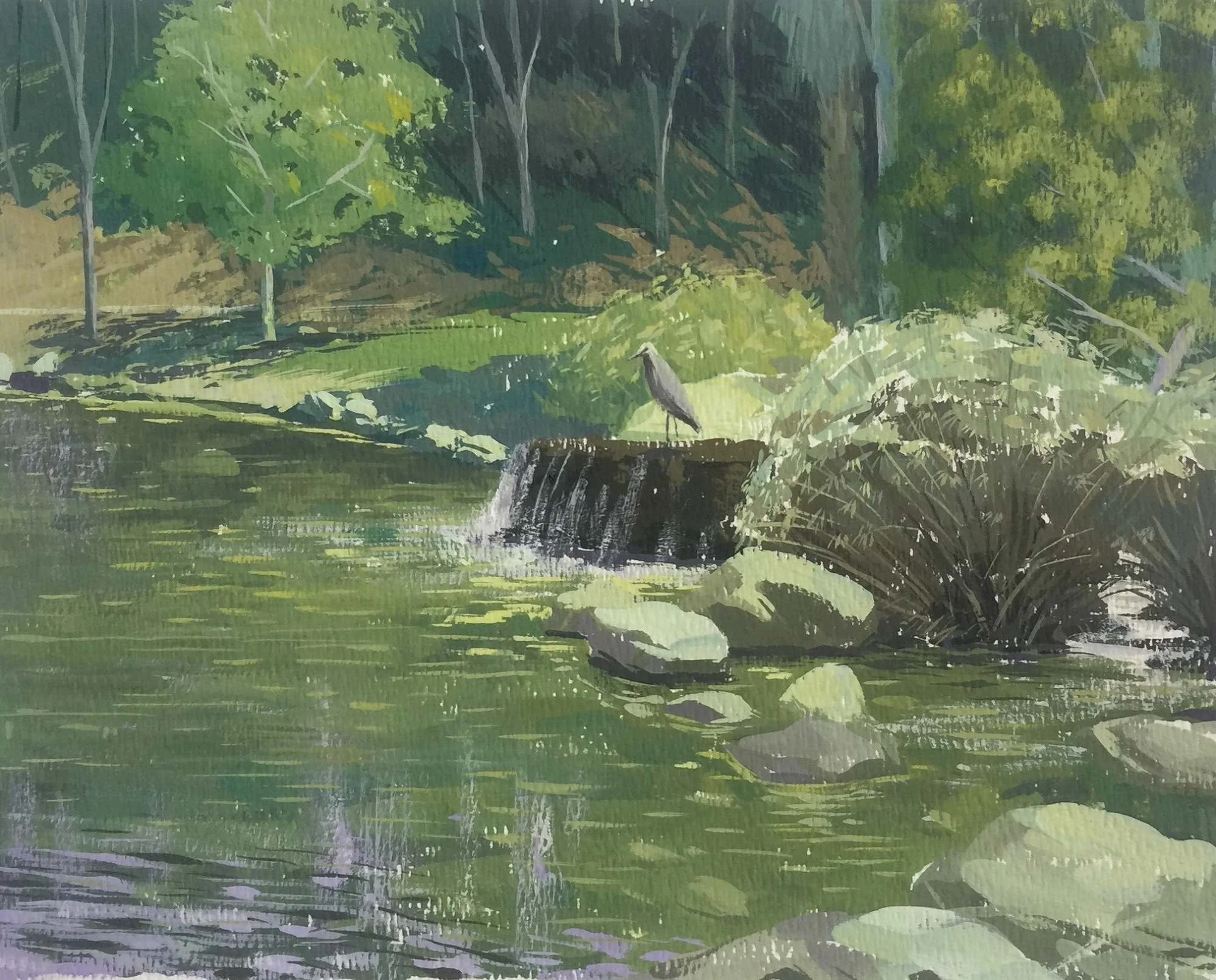 Gouache on w/c paper