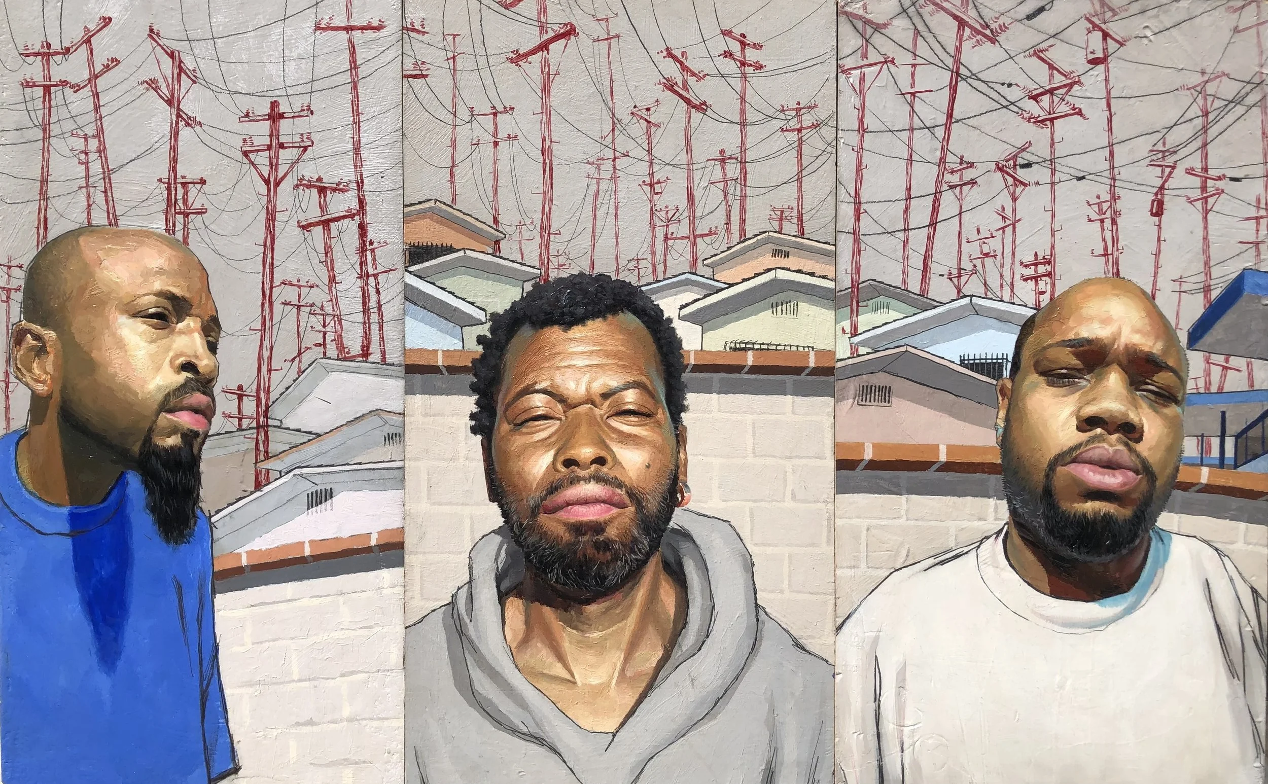 Oil/Acrylic/Pencil on Wood Panel