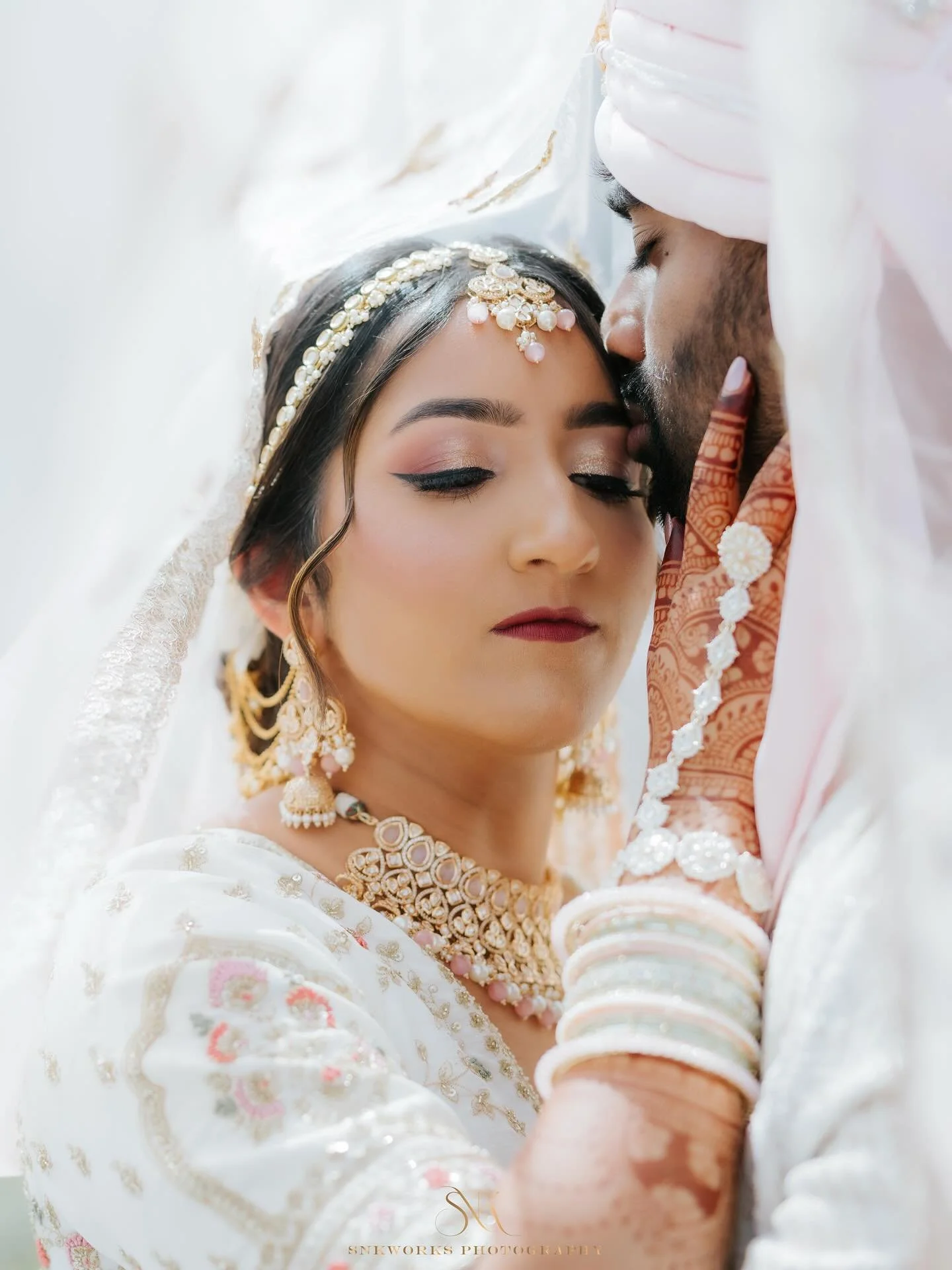 Big love, soft light, and a forever kind of vibe 💛 Sid &amp; Ruhee&rsquo;s day! 

#snkworks #luxurywedding #desiwedding #weddingvibes #cinematiclove