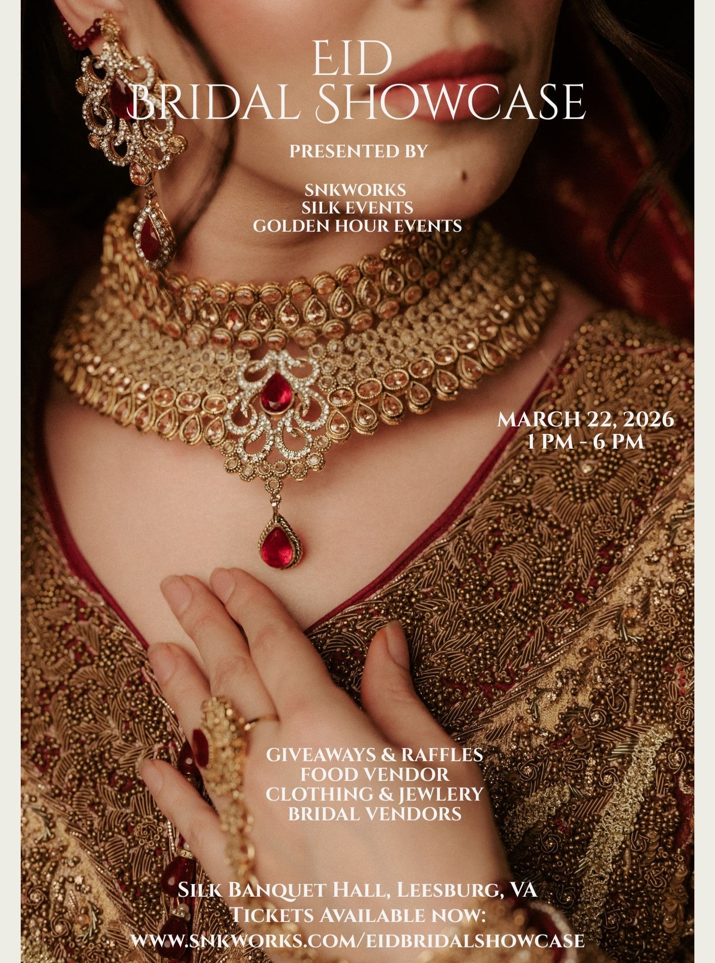 STOP scrolling if you&rsquo;re getting married in 2026&hellip; 👀💍

This is the ONLY bridal showcase you need to attend.

The Eid Bridal Showcase is bringing together wedding vendors in the DMV &mdash; all under one roof ✨
Think luxury setups, real 