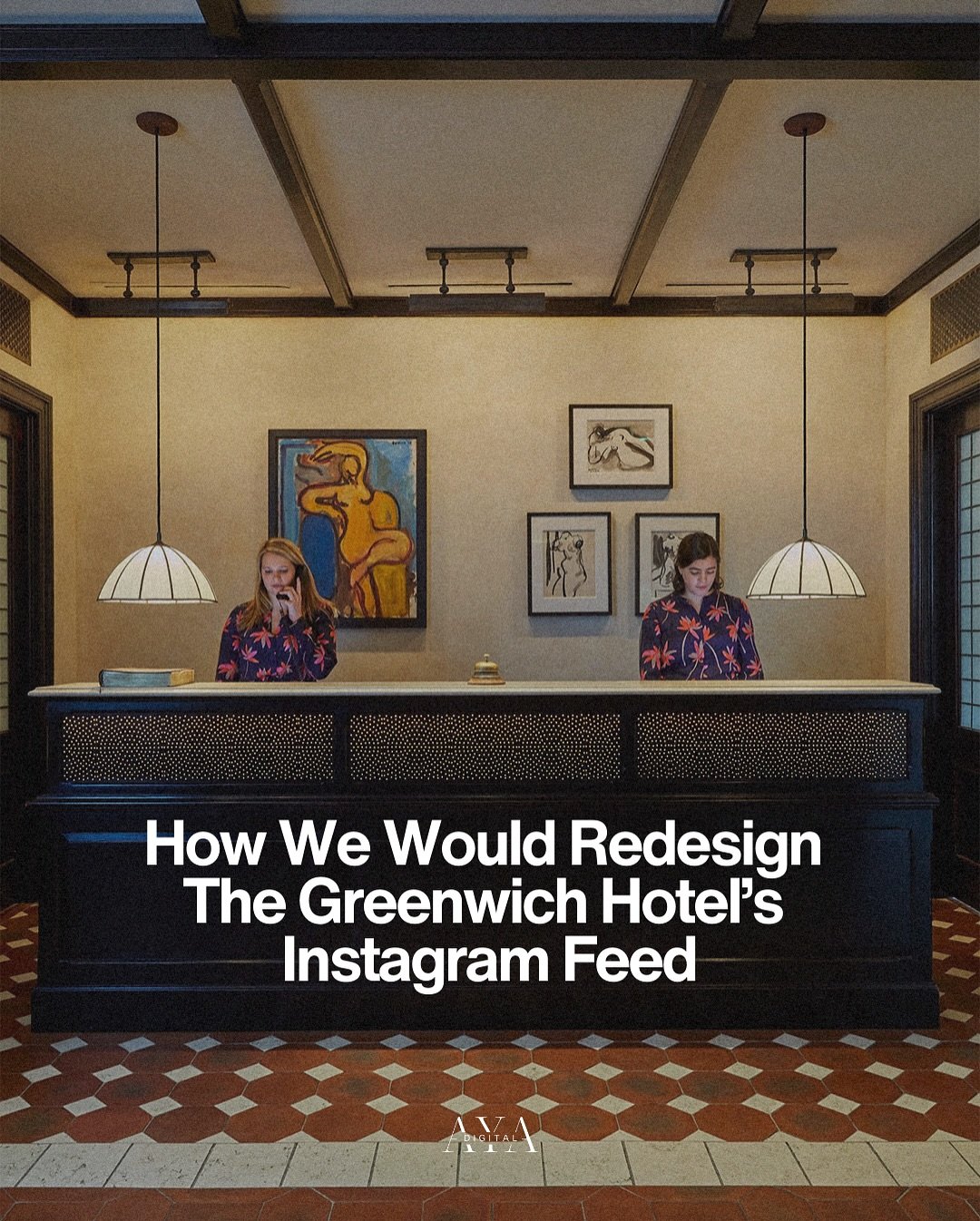 How We&rsquo;d Elevate @thegreenwichhotel&rsquo;s Instagram Presence 🛎️⁠
⁠
A hotel as stunning as The Greenwich Hotel deserves an Instagram feed to match. ⁠
⁠
Right now, their digital presence doesn&rsquo;t fully reflect the thoughtful design, rich 