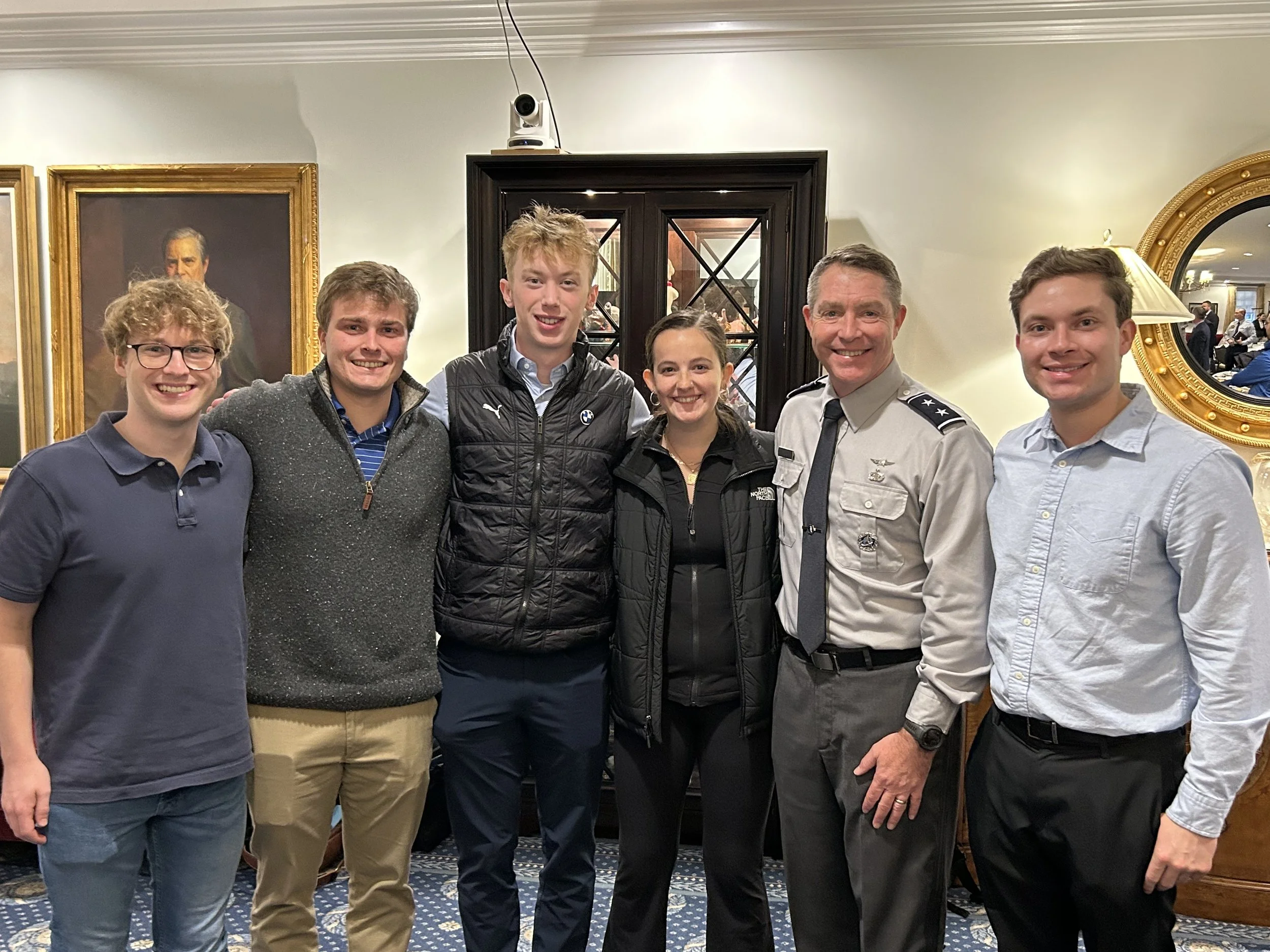 Meeting with Space Force Major General Gregory Gagnon at the Capitol Hill Club.