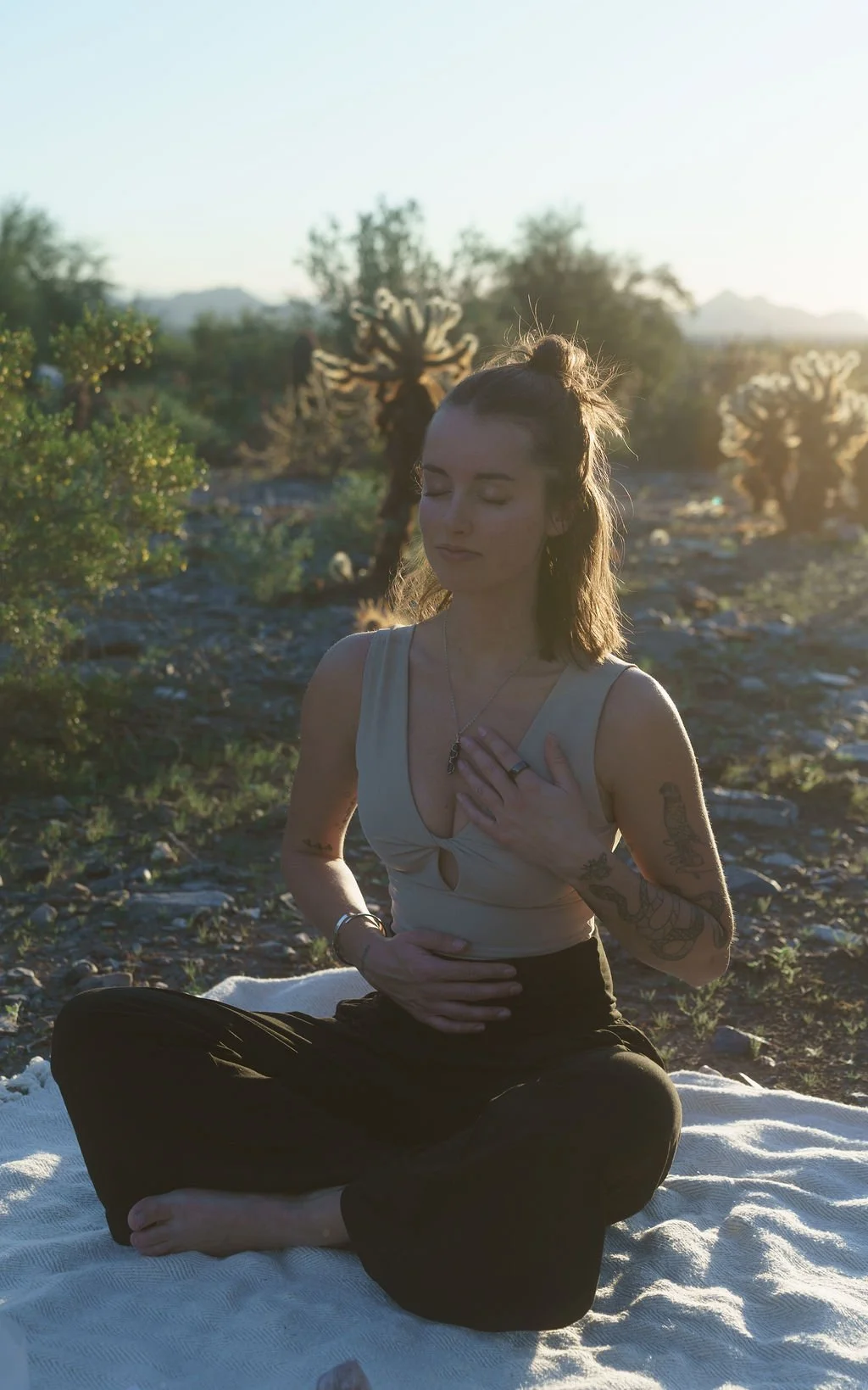 Sarah Meditating