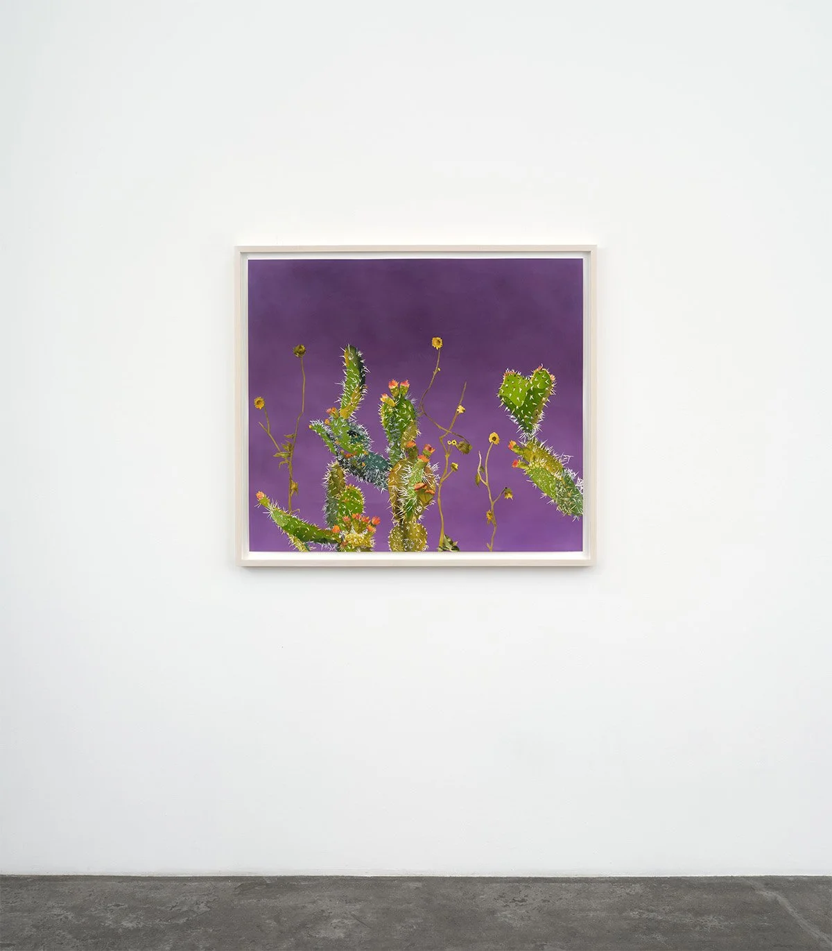Survivor (4), 2024, Acrylic, ink, watercolor, salt, and hand-colored paper on paper, 35 x 40 in (88.9 x 101.6 cm) (unframed)