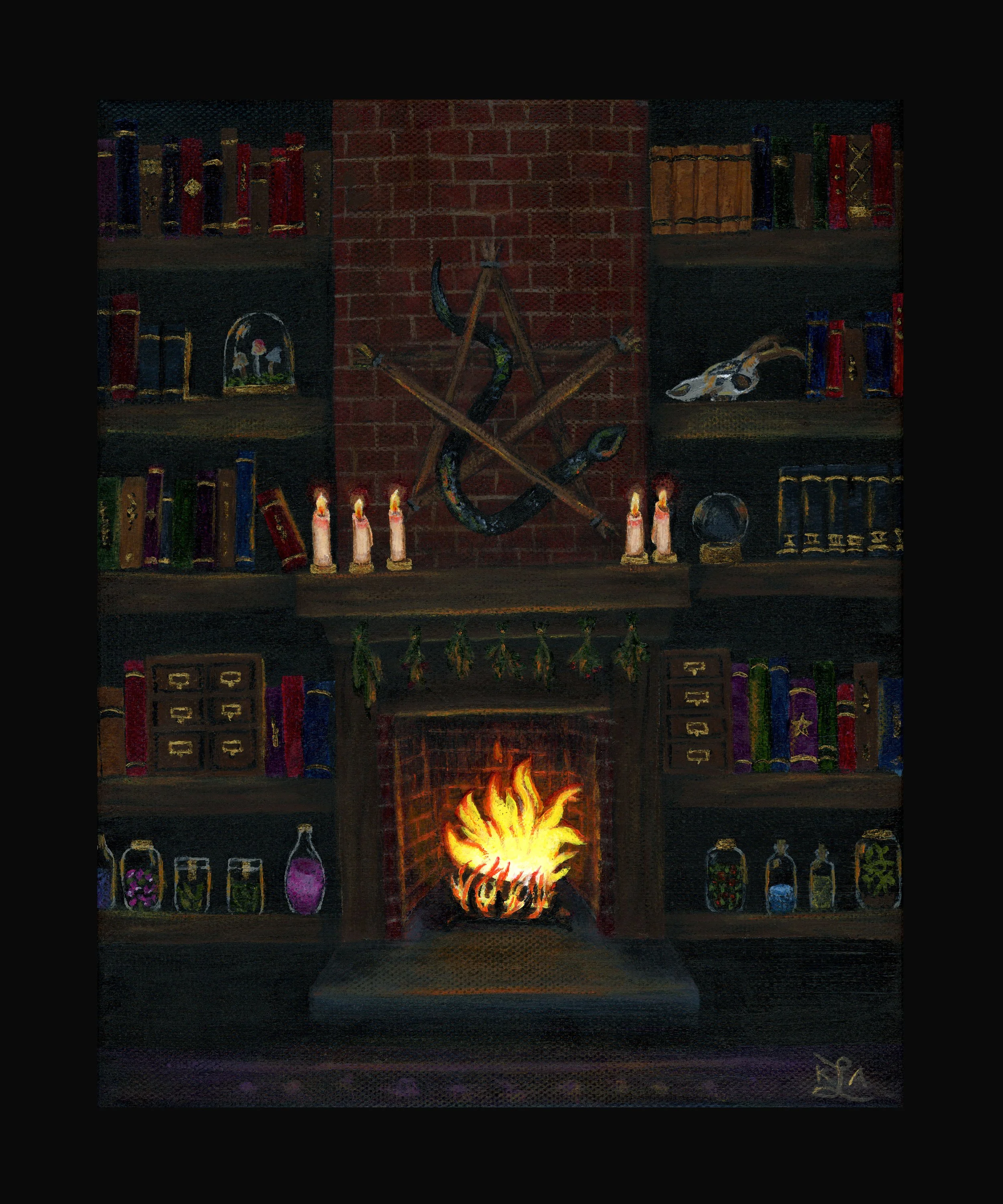 "I Think I Know What Kind of Person Lives Here..." || original painting