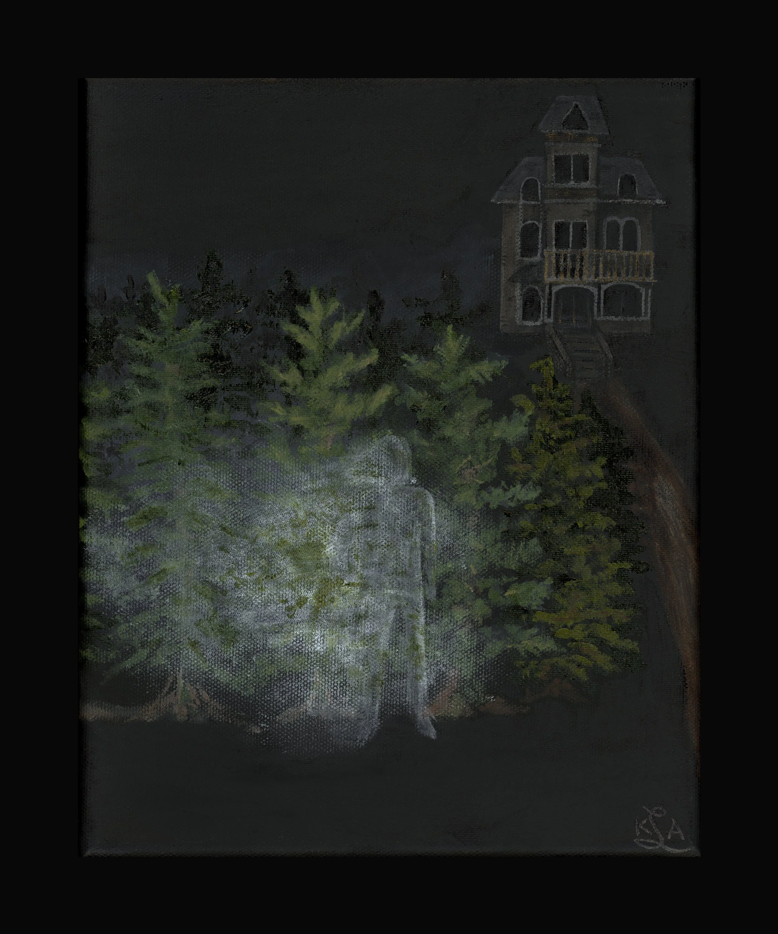 "Did You See That?" || original painting