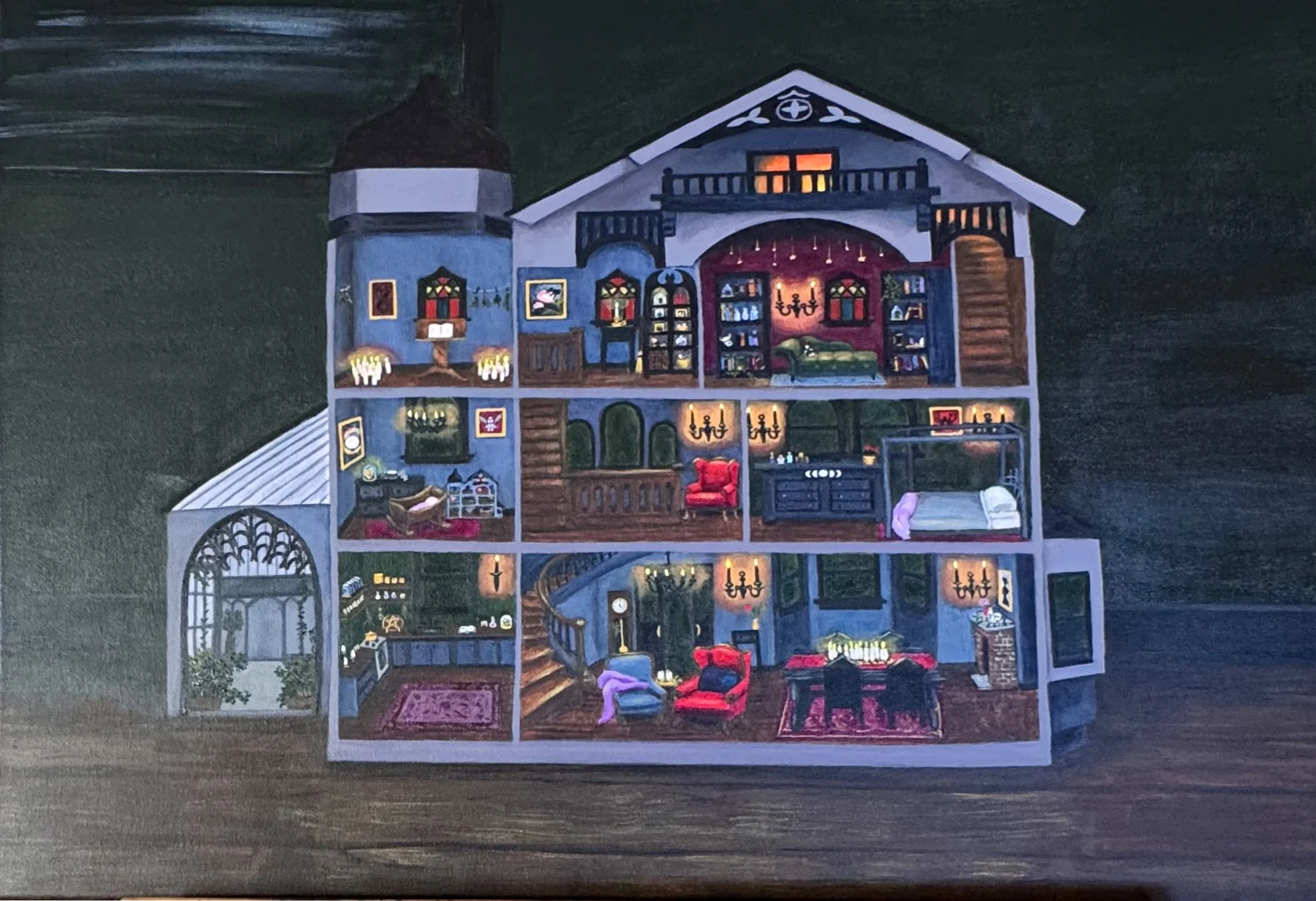 "Witchlight Manor" || fine art print