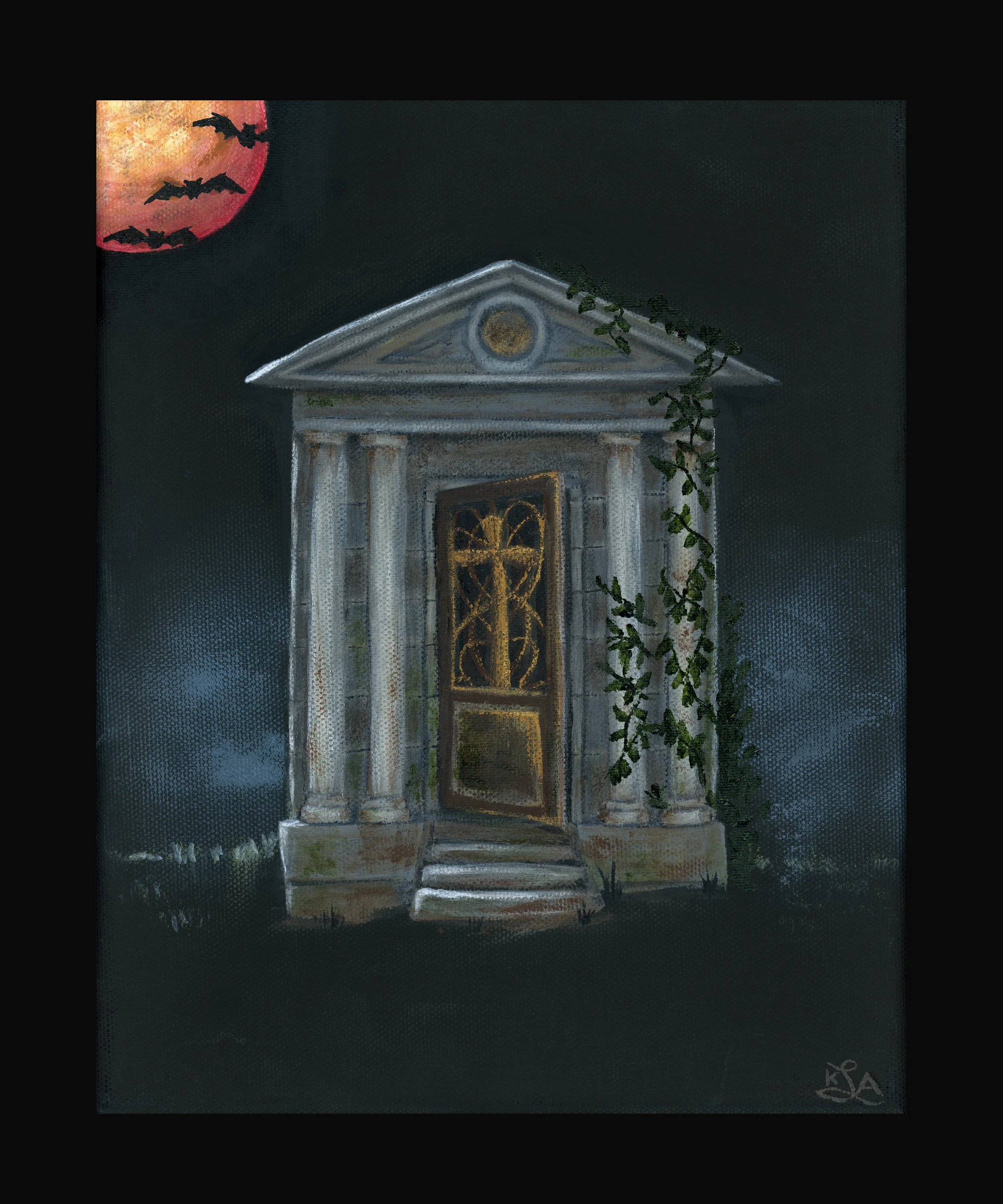 "Why Is This Door Open?" || original painting