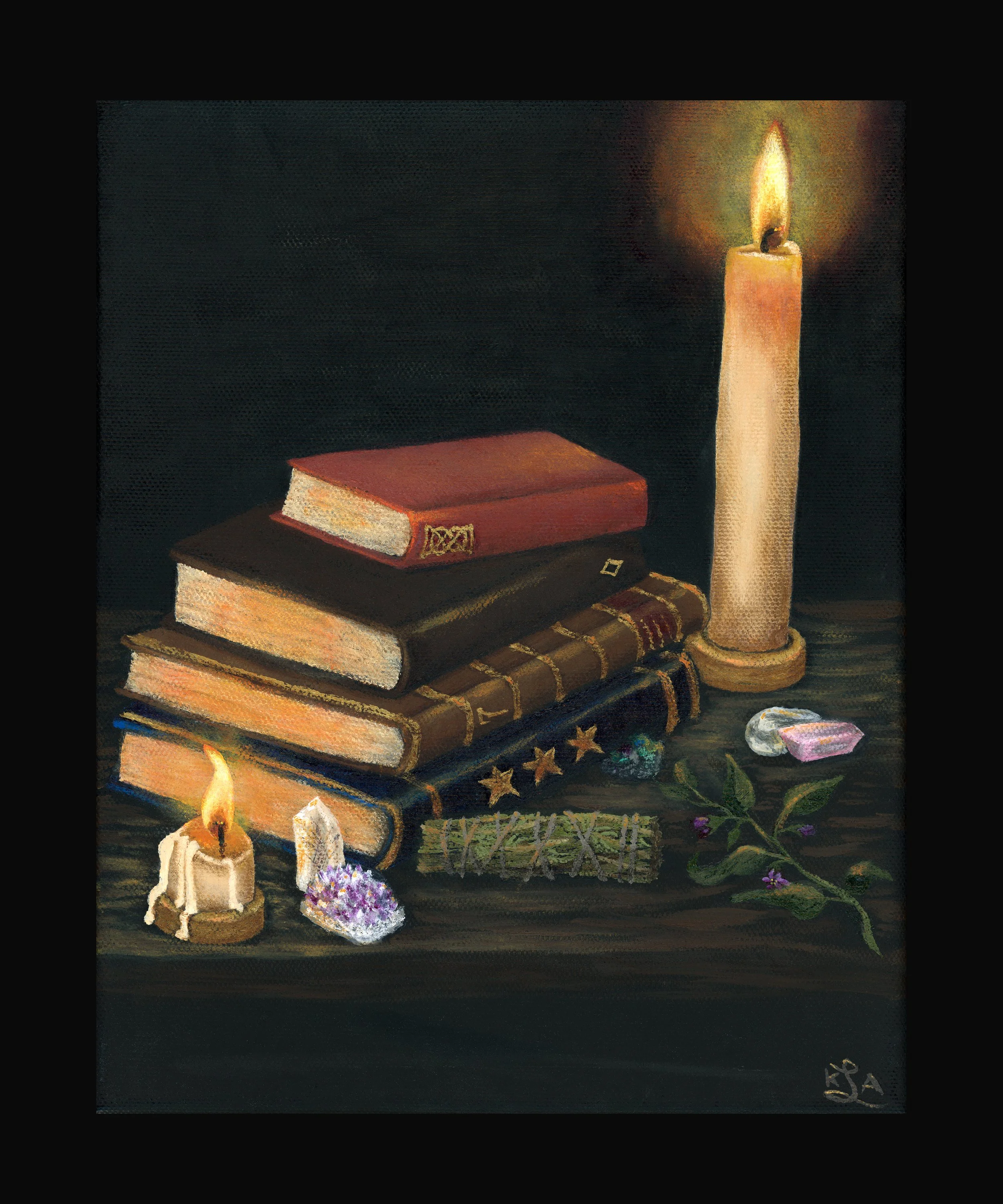 "What Have You Been Up To?" || original painting