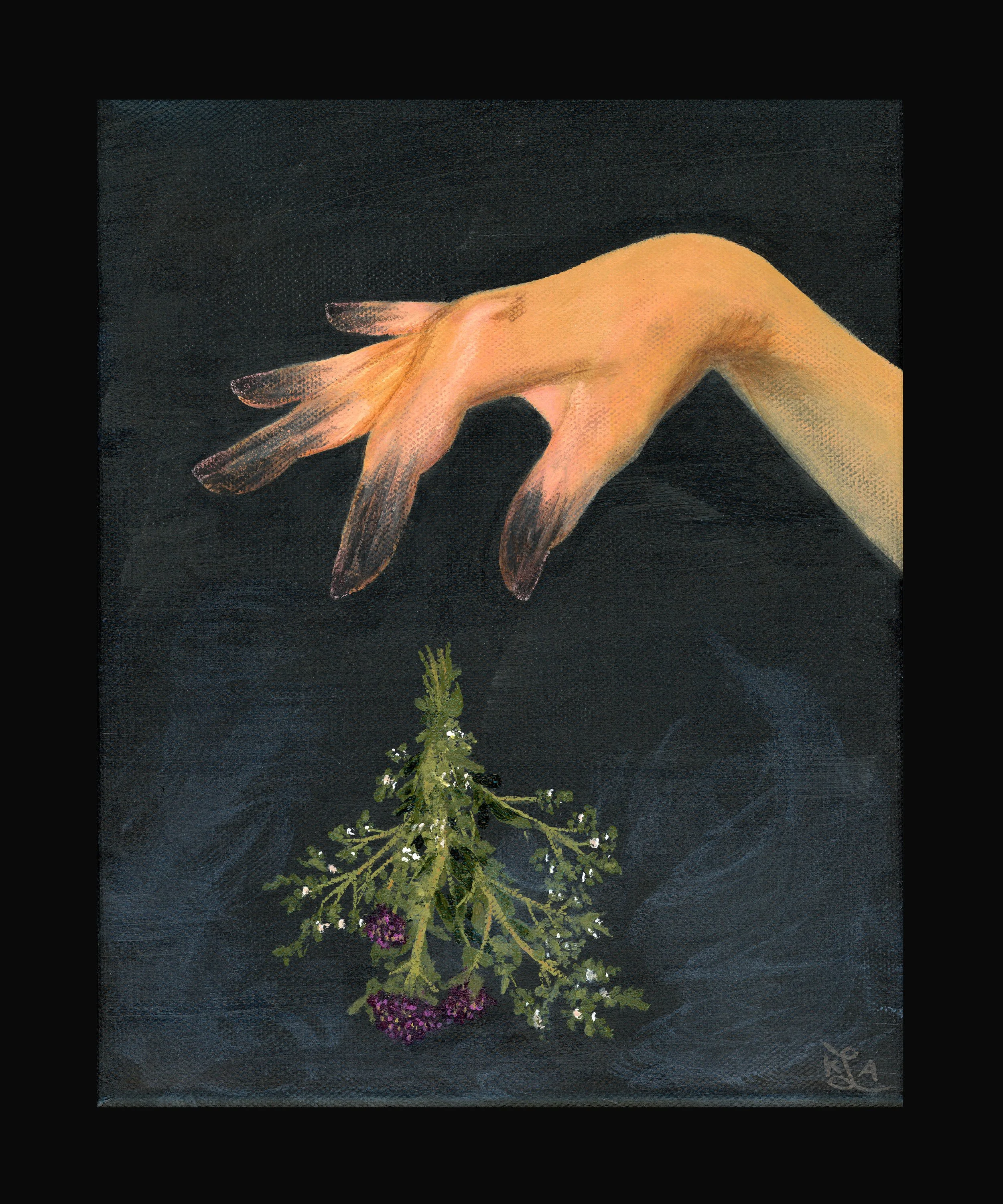 "What Was She Making?" || original painting