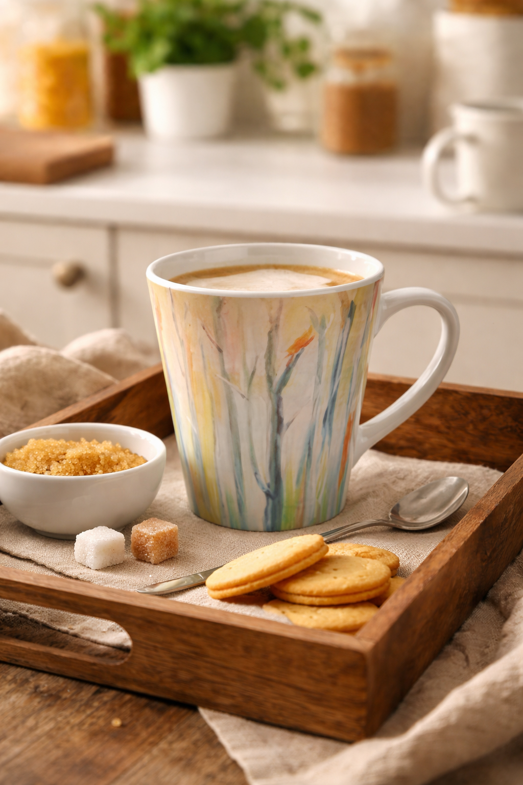 Rainbow Aspen Latte Mug
