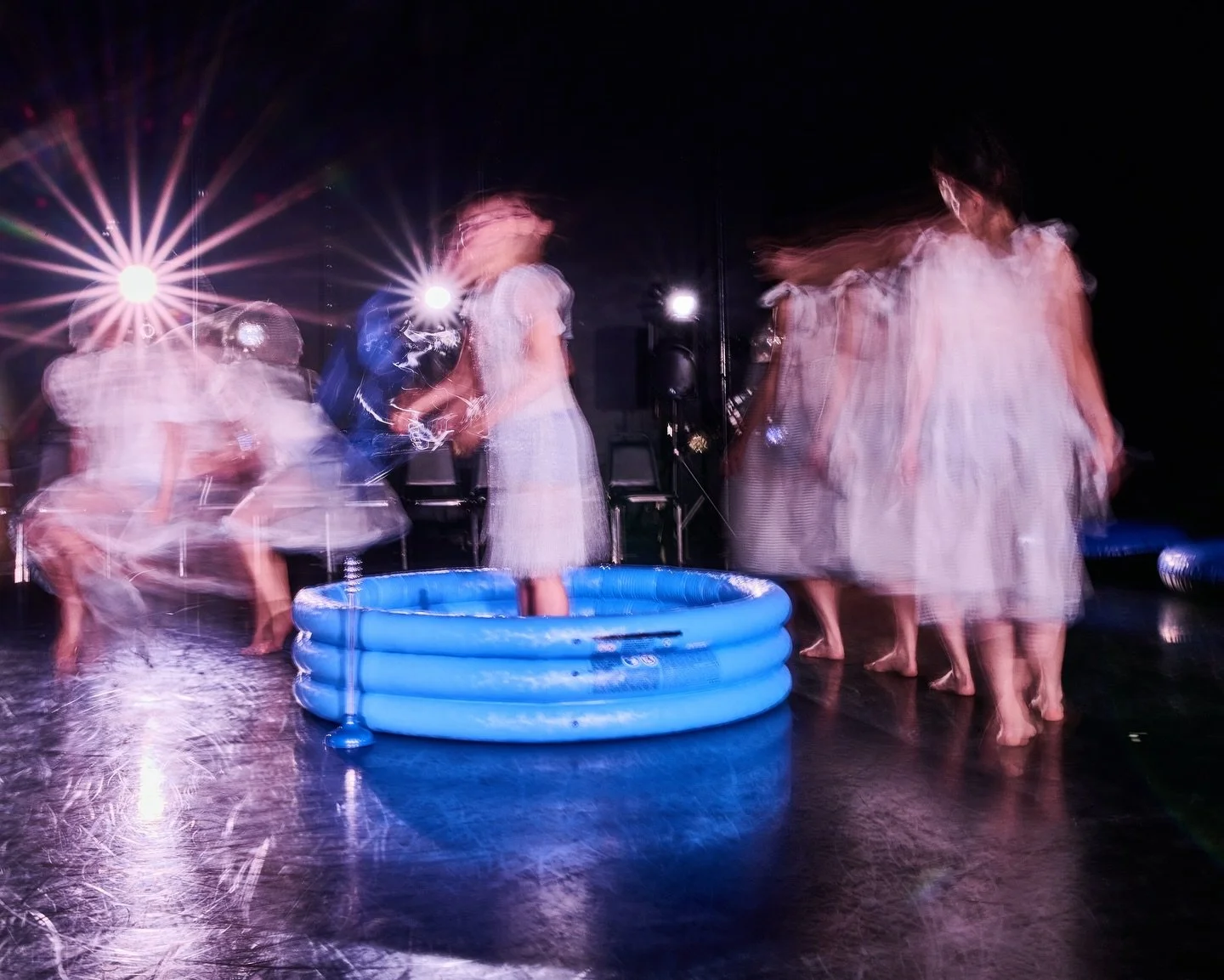 Dress rehearsal 🤍
&ldquo;If We Had A Bounce House&rdquo;
MFA Dance Thesis by Brian Golden
🫧🫧🫧🫧🫧🫧🫧🫧🫧🫧🫧🫧🫧🫧

Choreographer: Brian Golden @briangolden13 
Text: Alex Bush @alexpbush 
Lighting: Quinn Iris
Costume: Odessa Newman @odessahhh 
C