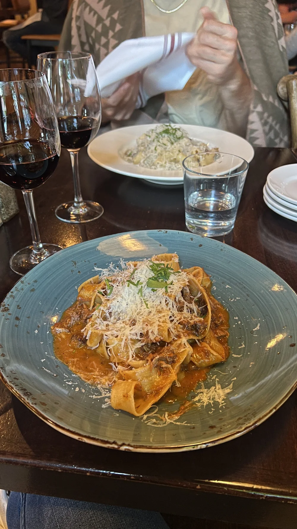  Dinner dishes as Abruzzo Italian Kitchen in Whitefish, Montana 
