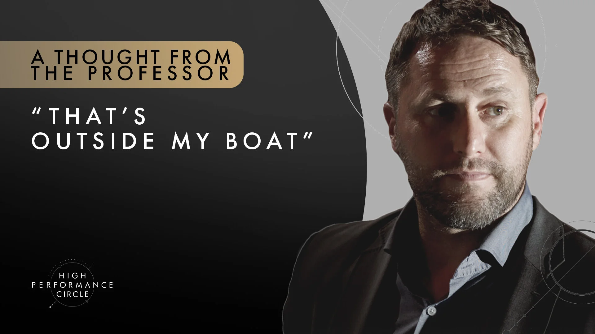 “That’s outside my boat”