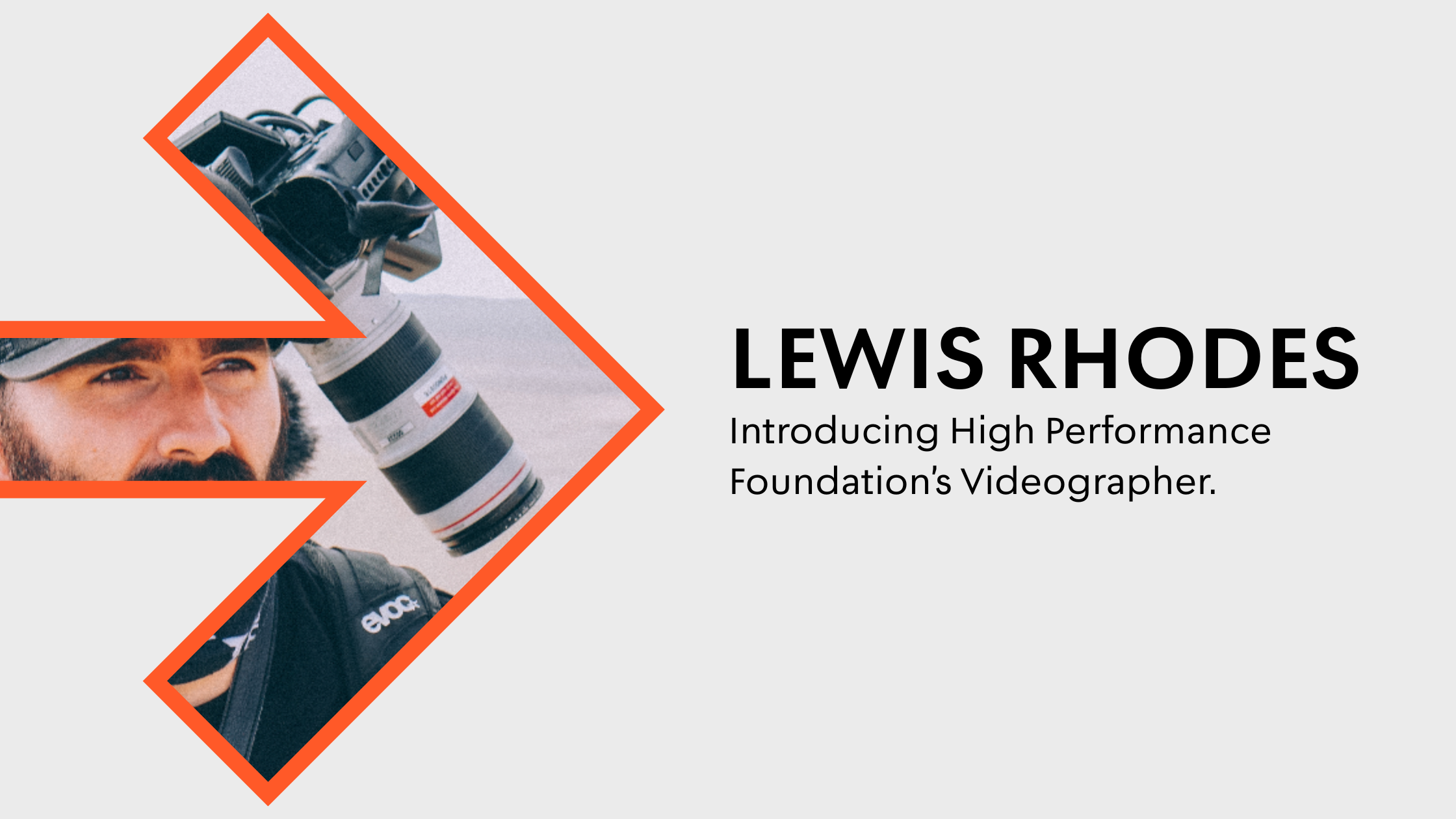 Welcoming Lewis Rhodes to Team High Performance Foundation!