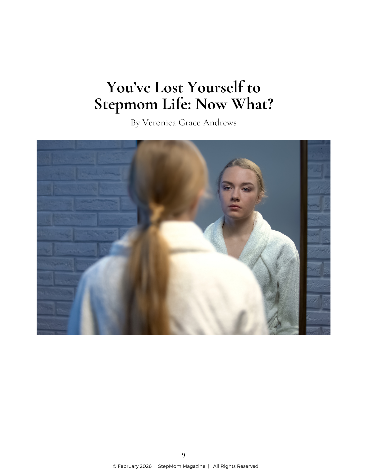 StepMom Magazine Article: Lost Yourself to Stepmom Life