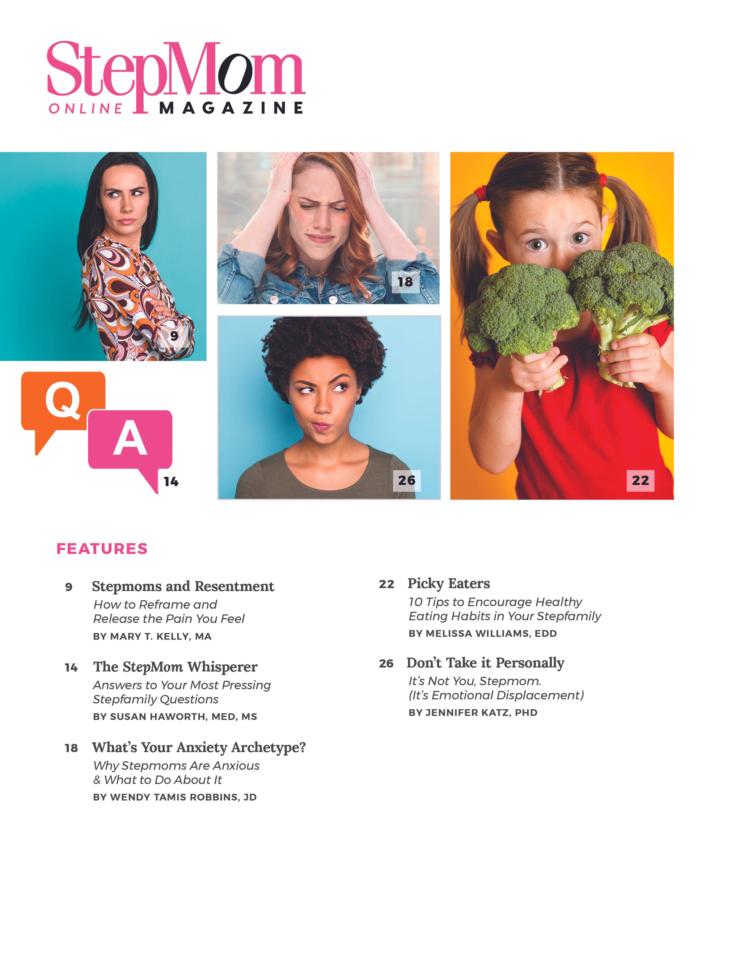 StepMom Magazine March 2025 Table of Contents