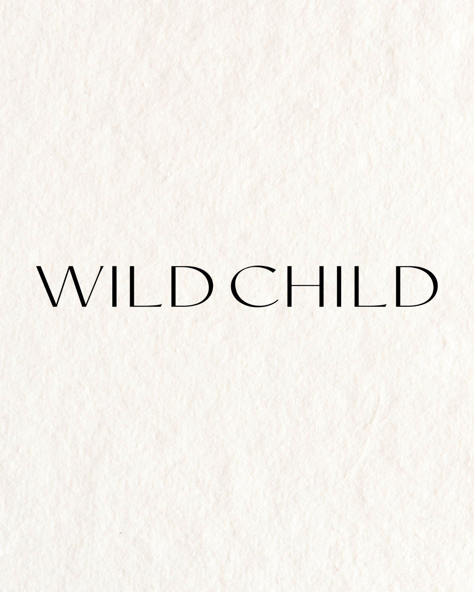 WILD CHILD BRAND CONCEPT