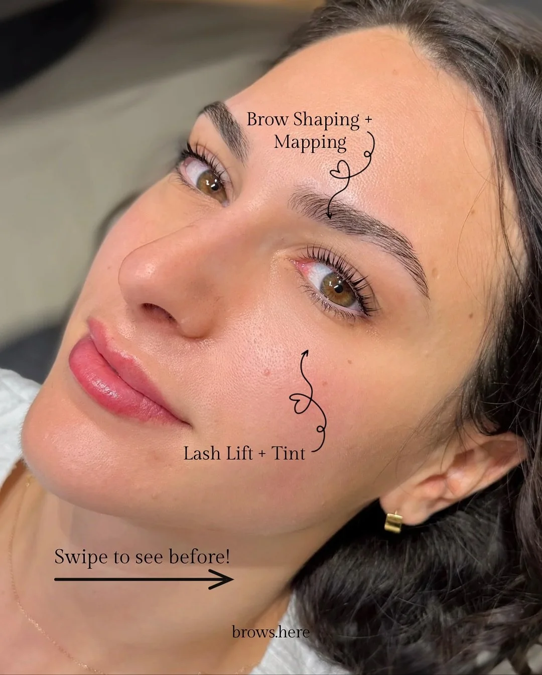 Snatched, lifted, and effortlessly you ✨

Brow Shaping + Mapping is the secret to perfectly balanced, face-framing brows tailored just for you. Every angle, every arch, every detail is mapped to perfection 

Add a Lash Lift + Tint to open up your eye