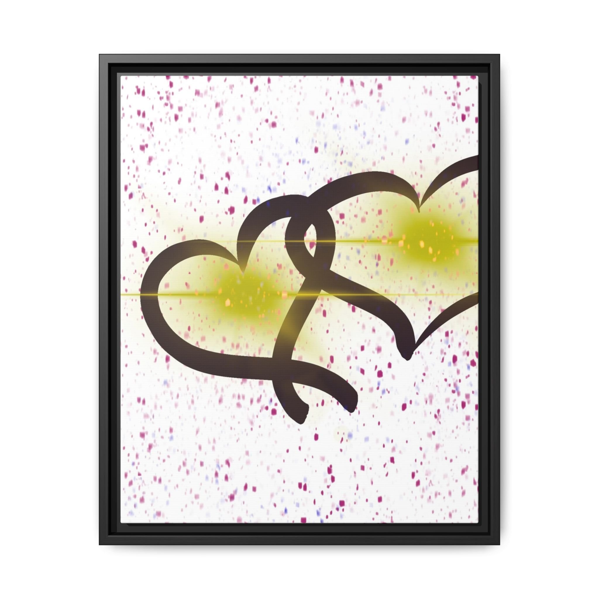 abstract soulmate art print; romantic emotional artwork for couples; modern wall art symbolizing love and connection; neutral minimalist couple artwork; two hearts intertwined abstract art
