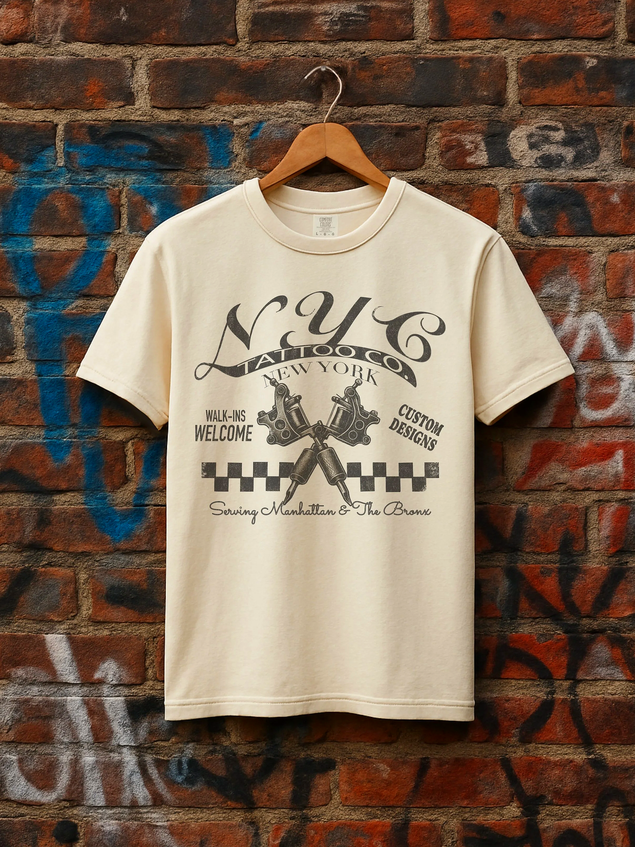 vintage nyc tattoo shop t-shirt merch