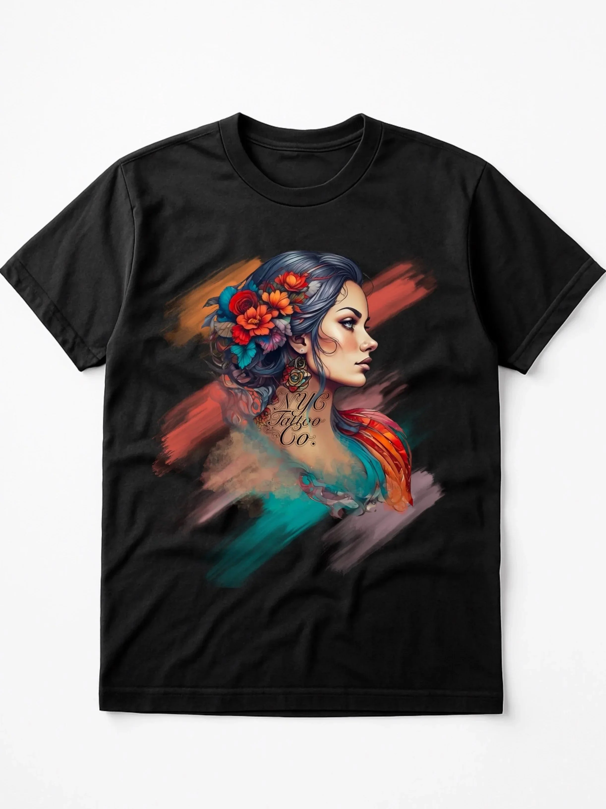 watercolor t-shirt design | nyc tattoo co. tee