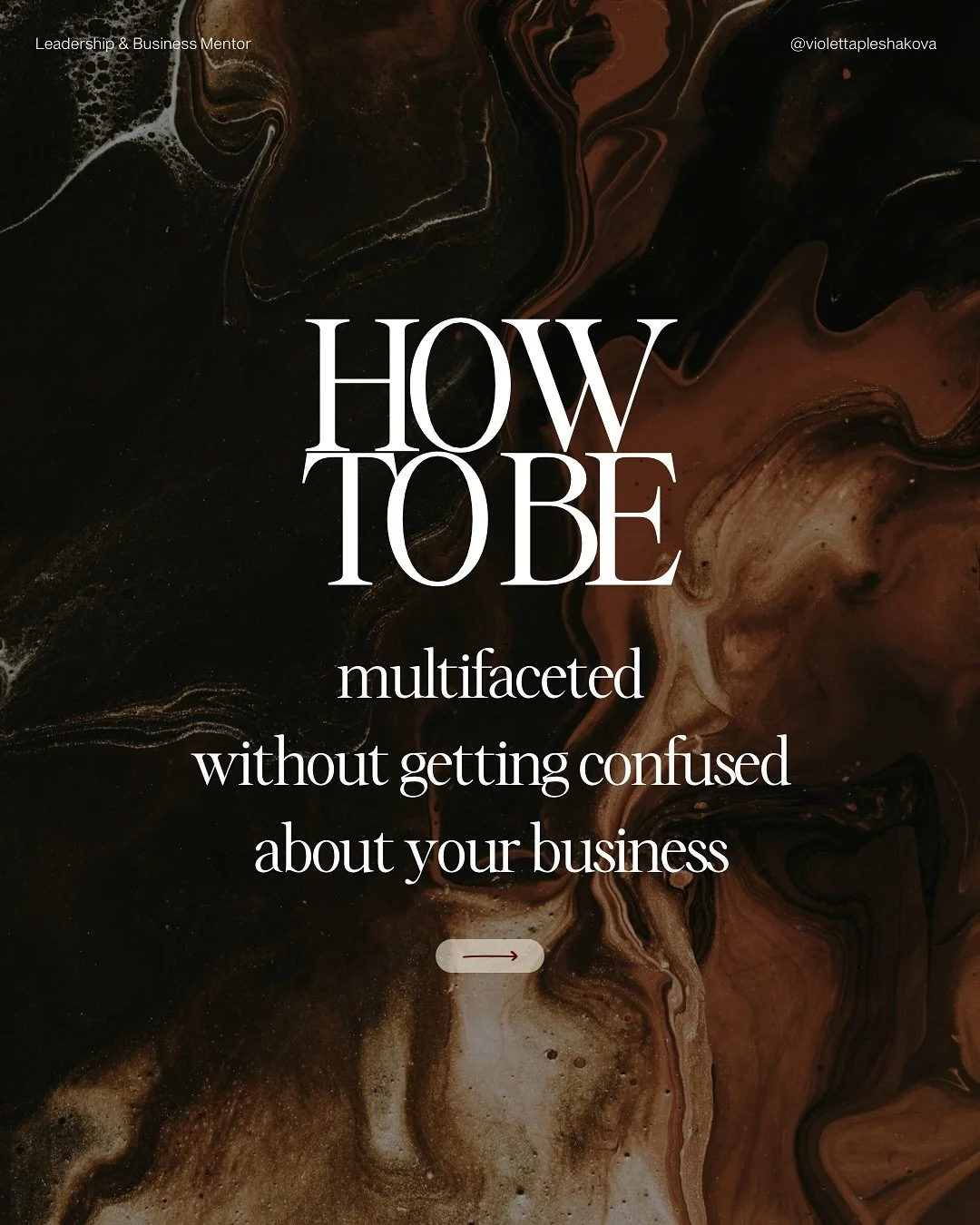 I get it: you are a multitalented, multidimensional woman who will never fit into a single category.

However, being split between several possible business directions is stalling your growth and draining your energy.

Multidimensionality has a shado