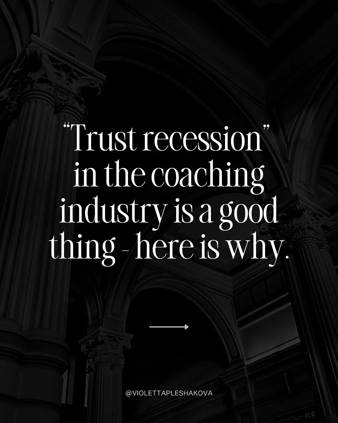 For years, the online space rewarded the loudest voices in the room - those who rocked funnels, formulas, and charismatic performance, but not necessarily the ones with wisdom, integrity, and gravitas.

This is how the trust recession was created in 