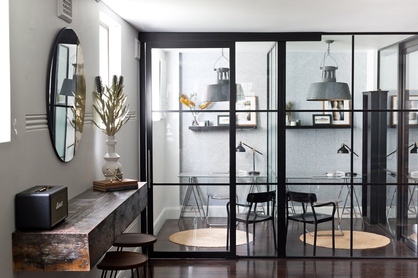 Office C glass office space with desk and natural light at Citadel Sydney