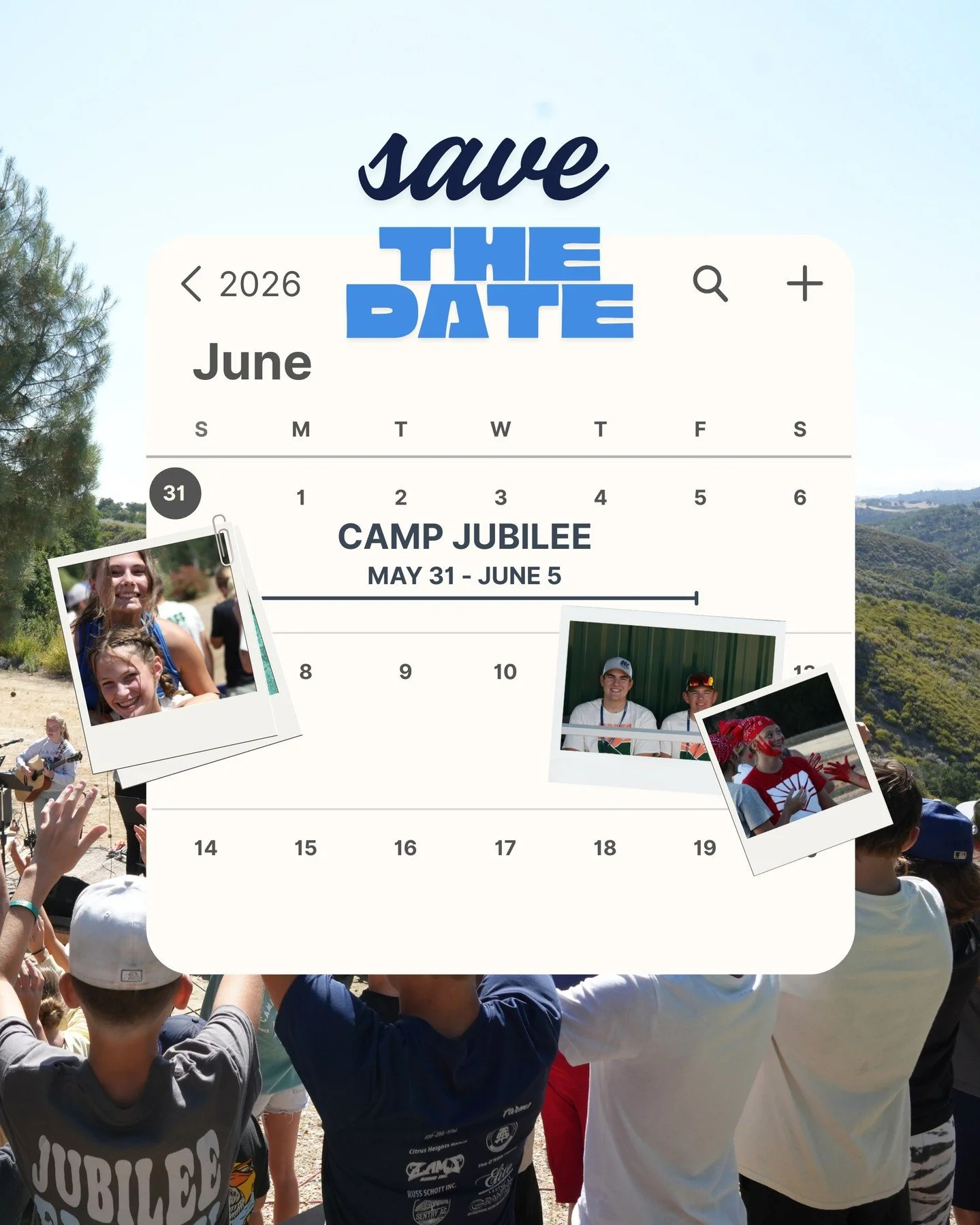 Jubilee '26 staff applications are live! Want to spend an amazing week of your summer serving God's kingdom and growing yourself? We've got an amazing staff that you'd love...