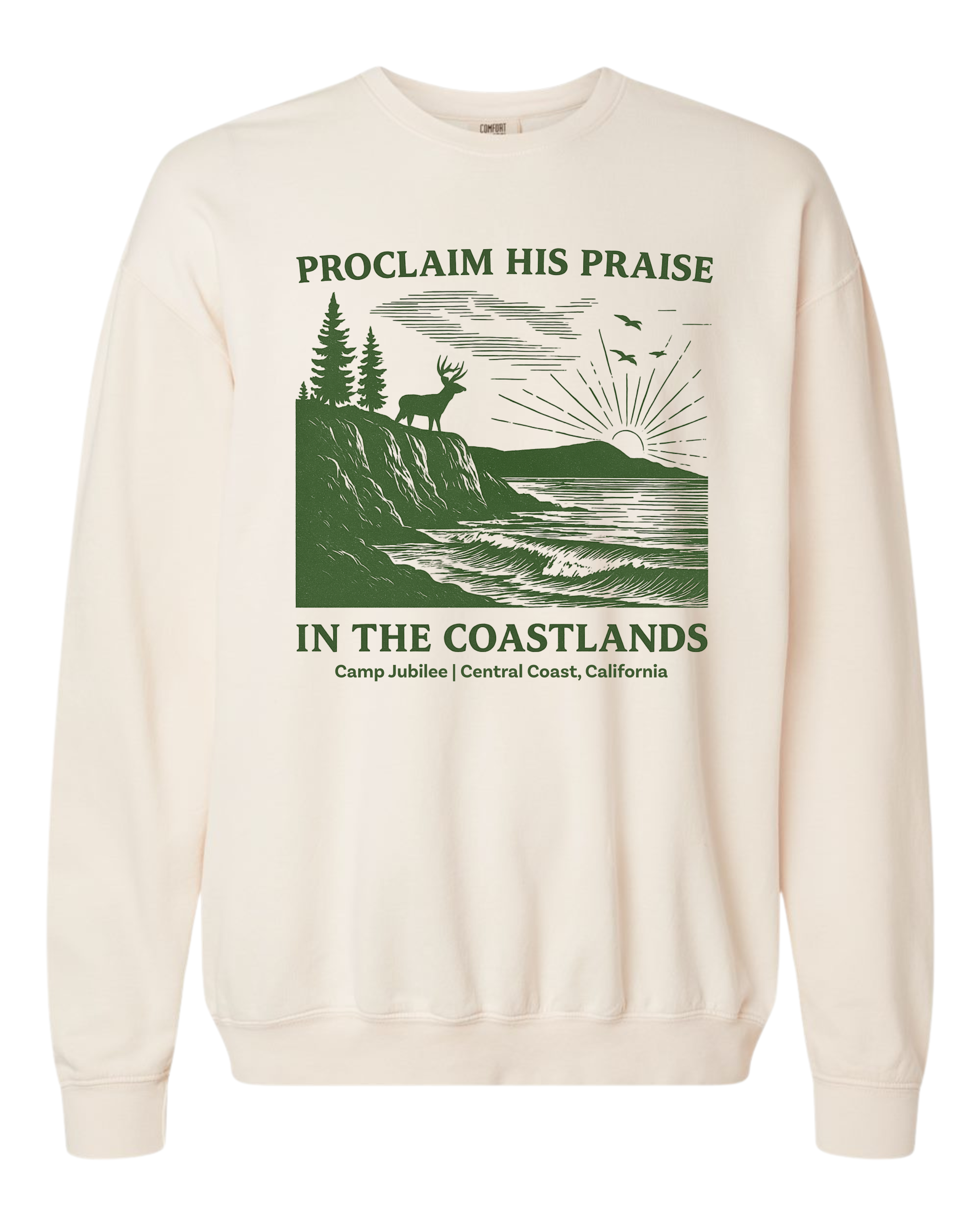 Worship in the Coastlands- Lightweight Crewneck