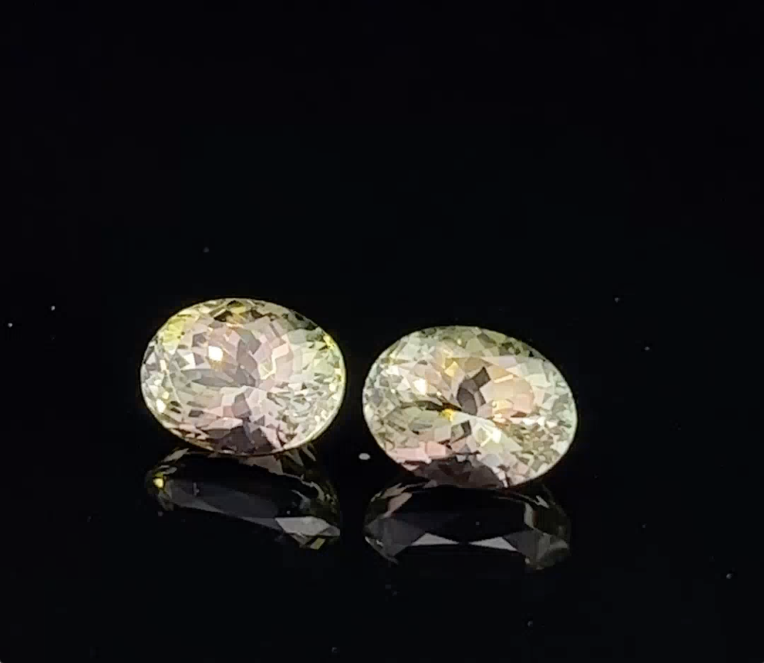 5.25ctw Parti-Color Tourmaline Pair