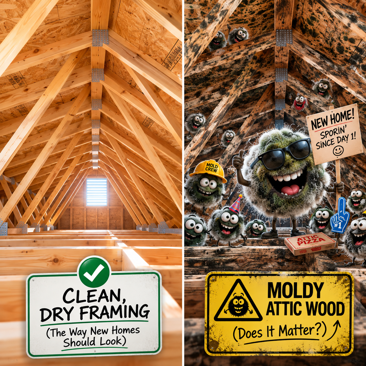 Mold in a Brand-New House? What Matters Before Drywall