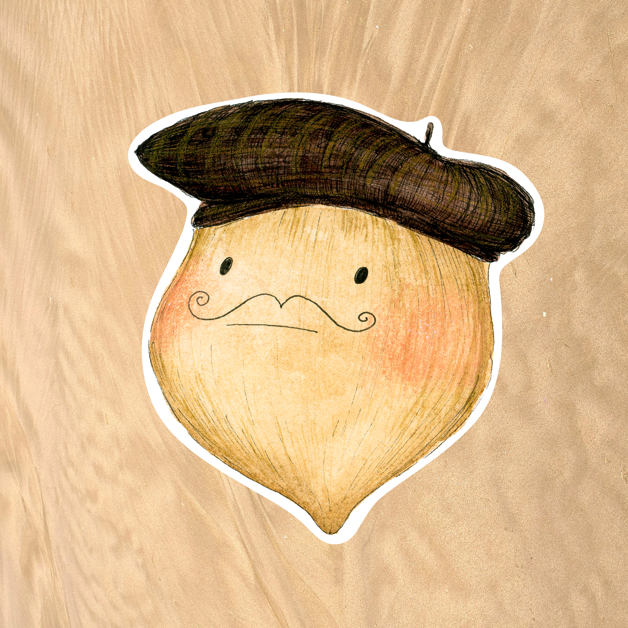 Acorn Sticker