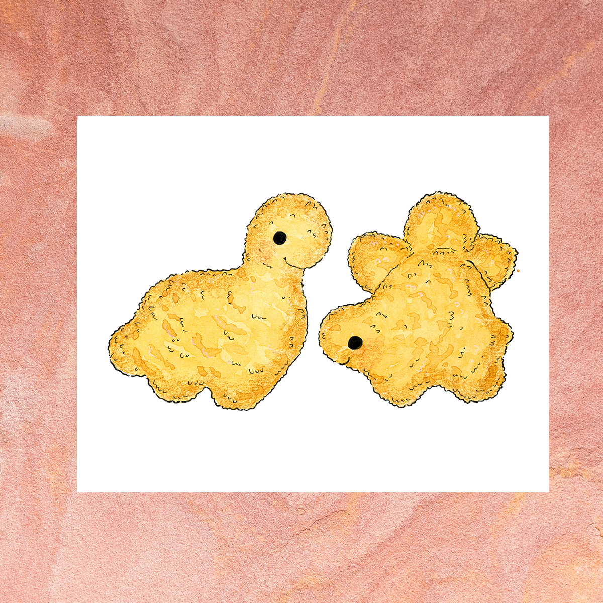 Dino Nuggies - 8x10" Art Print