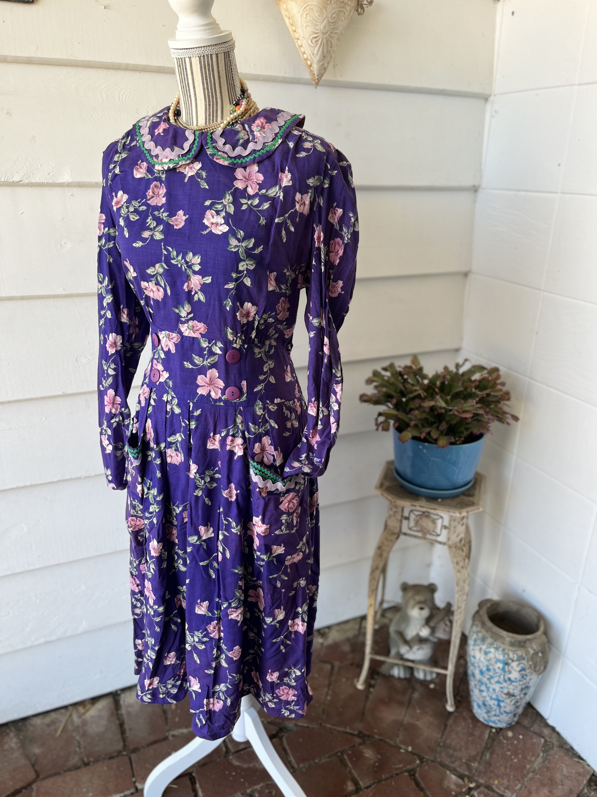 1940s Housedress Vintage Style