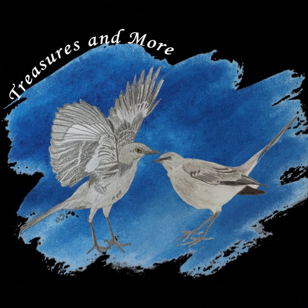 2 Vintage Mockingbirds