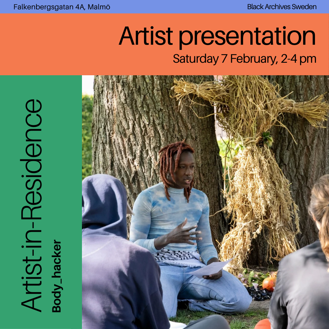 Residency at Black Archives Sweden sharing