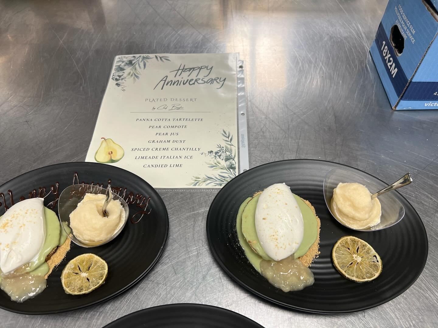 My Practical Exam for my baking class. Had to create a themed dessert &amp; menu.