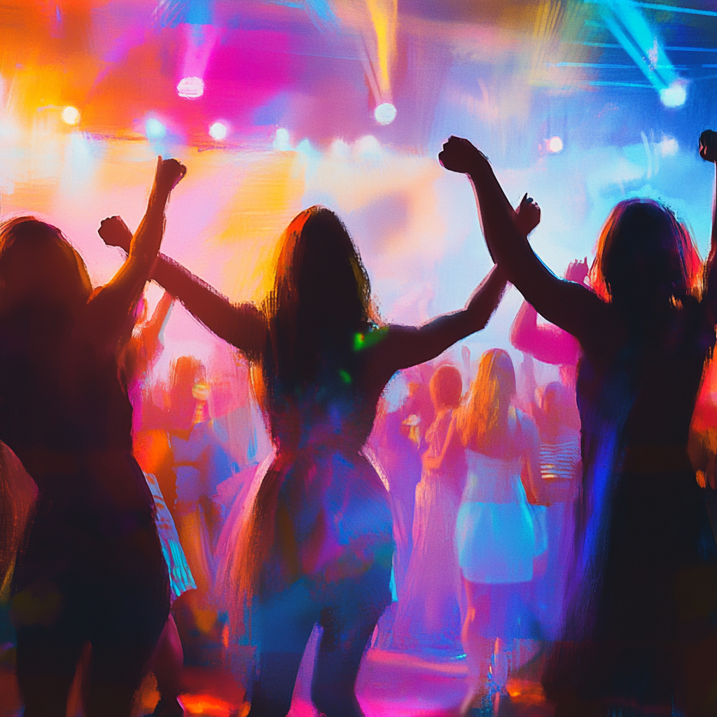 Listening to music with others and dancing releases dopamine oxytocin serotonin endorphins.png