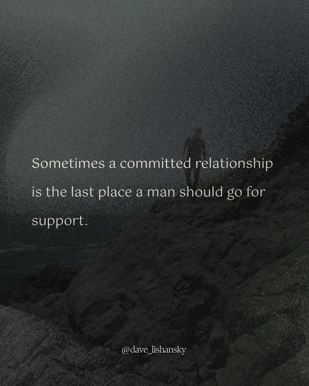 Sometimes a committed relationship
is the hardest place for a man to feel supported.

Not because anything&rsquo;s wrong.
Not because she&rsquo;s doing anything wrong.

But because choosing one person
always reshapes your other relationships.

Friend