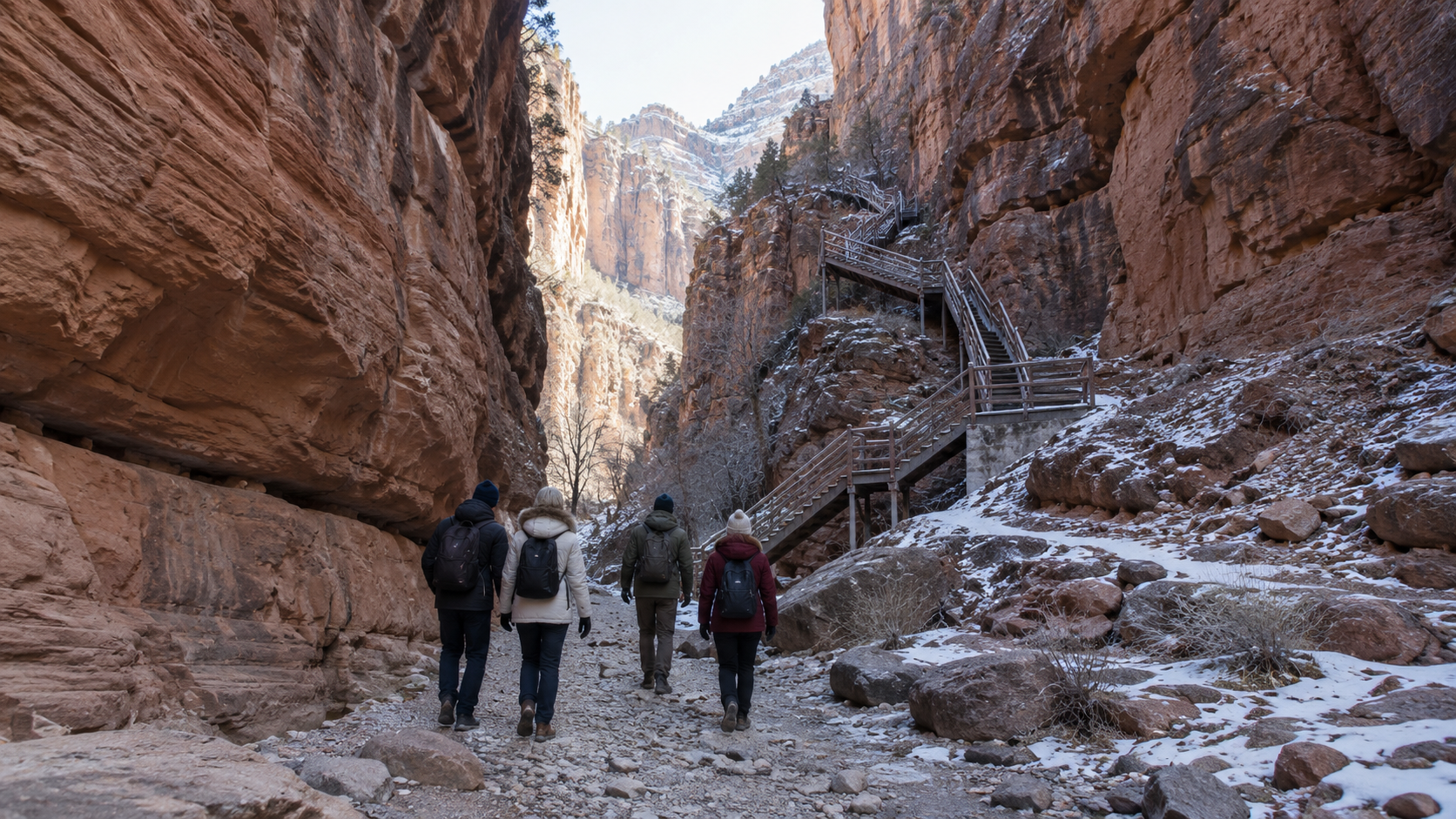 Valley Trail at Pingshanhu Grand Canyon
平山湖大峡谷谷底步道