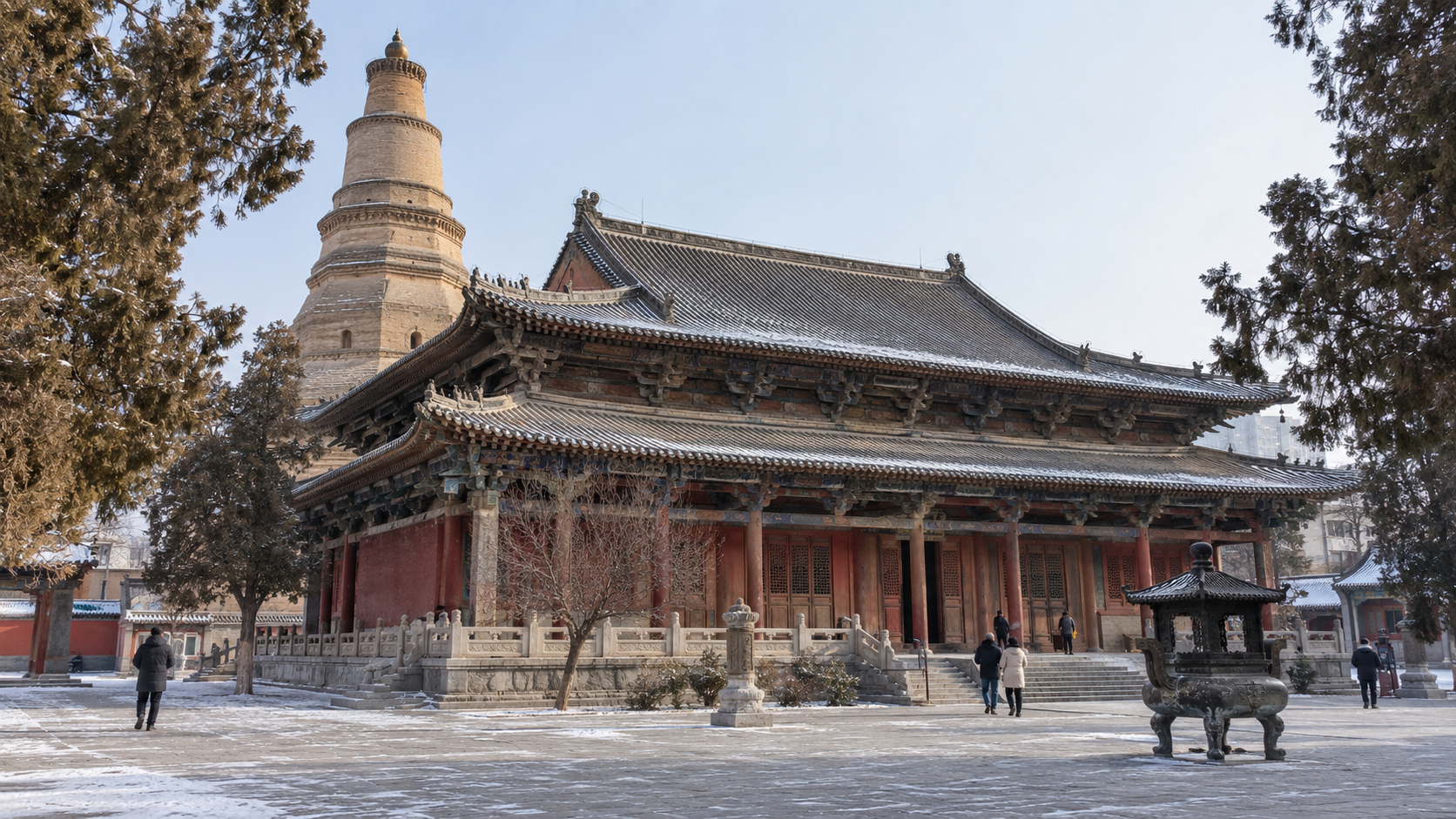 Zhangye Giant Buddha Temple and Earthen Pagoda
张掖大佛寺与土塔