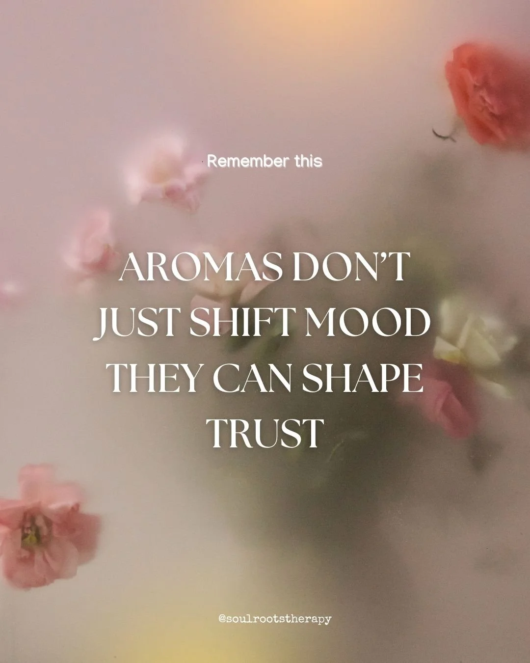Science shows that the spaces we hold for others can directly influence feelings of safety, connection, and trust.

Scent is one of the most powerful tools we can weave into that space, moving beyond mood and into the deeper layers of nervous system 