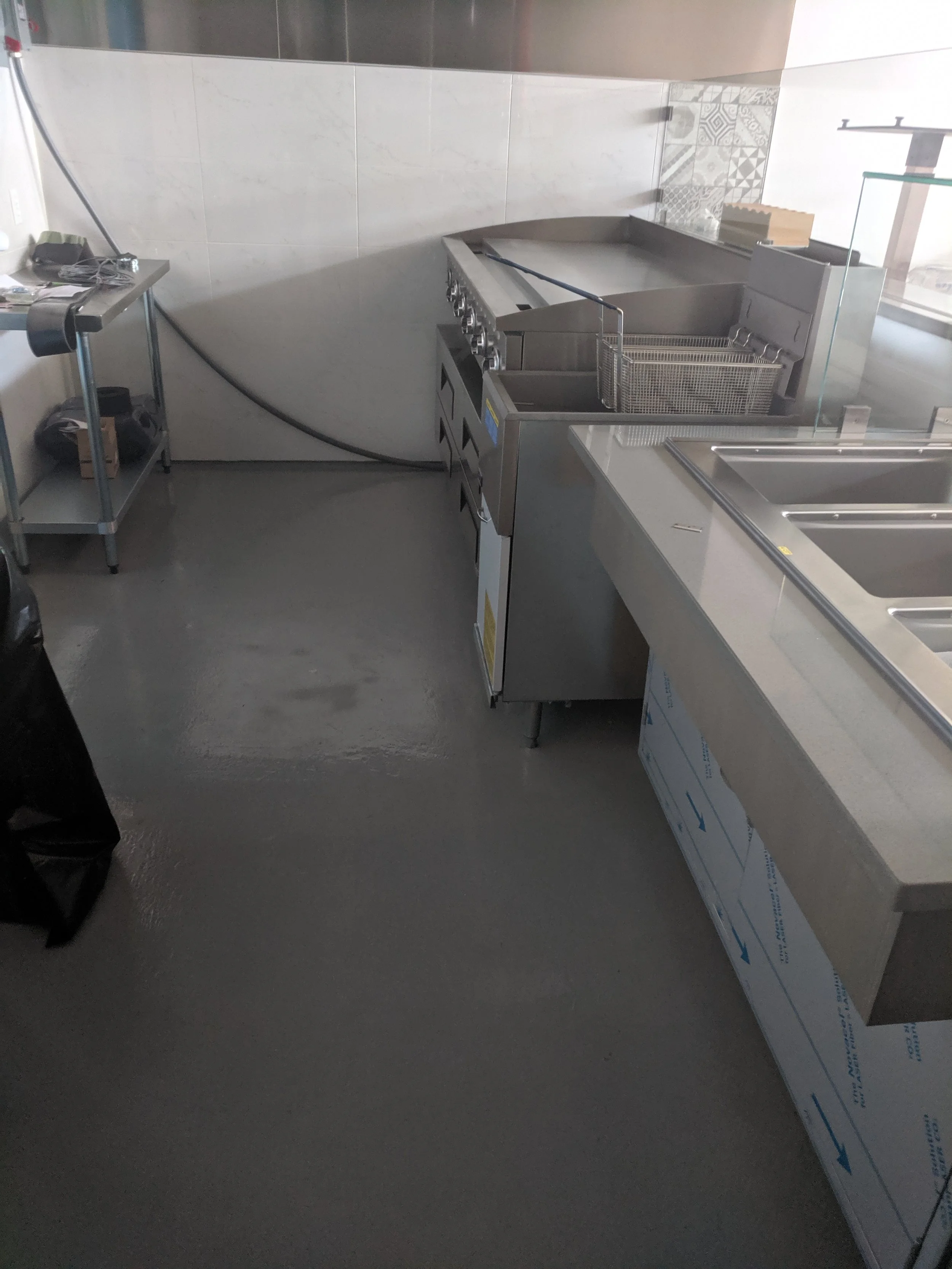 Kitchen coping Code Epoxy Restaurant