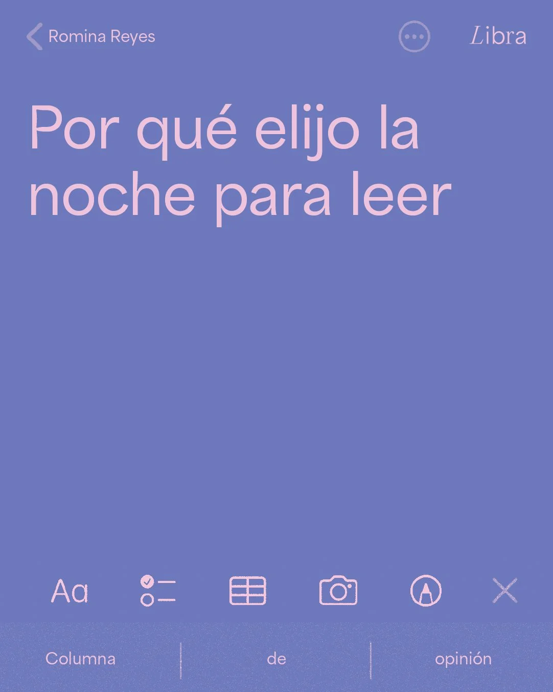 Por qué elijo la noche para leer
