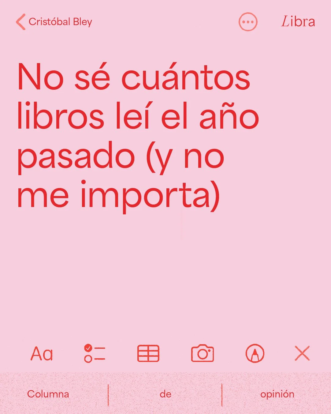 No sé cuántos libros leí el año pasado (y no me importa)