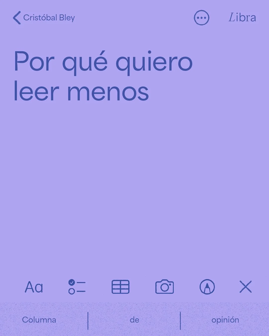 Por qué quiero leer menos