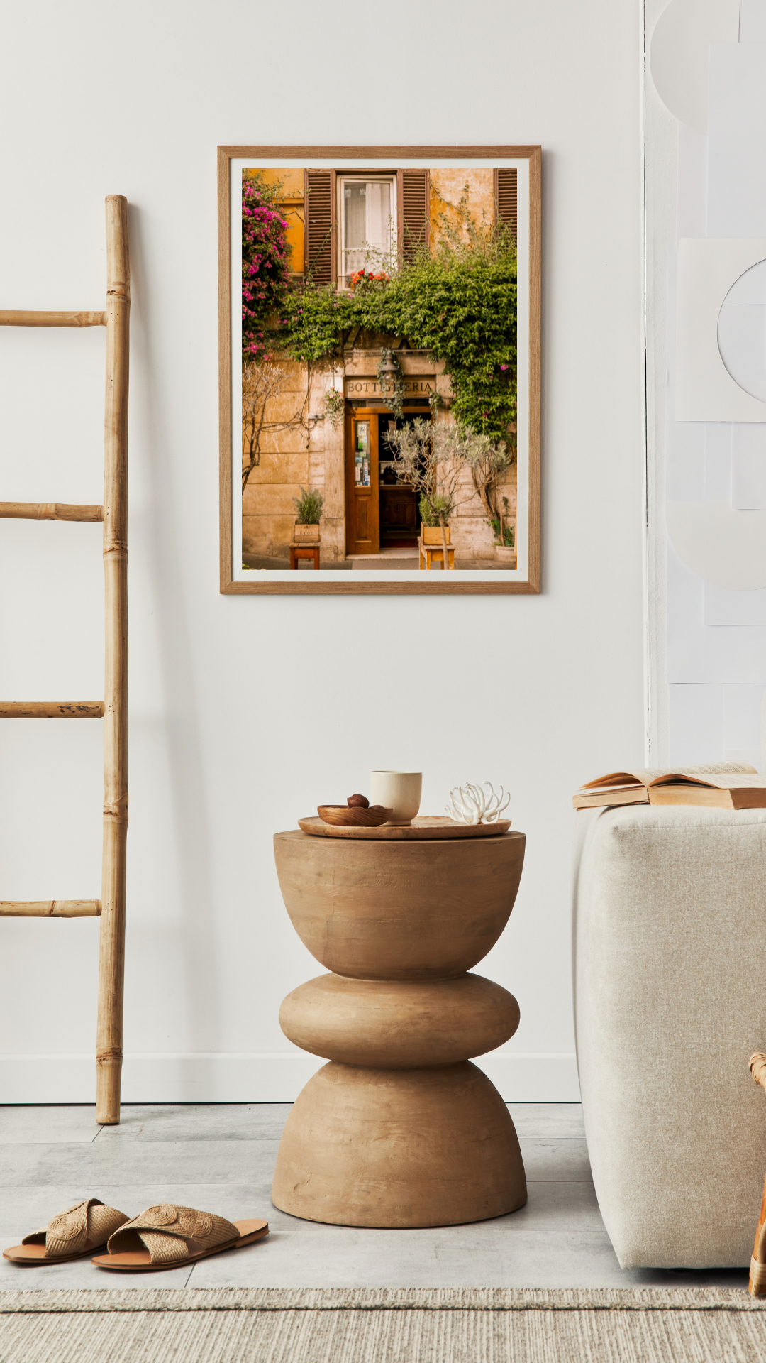 Beige Aesthetic Modern Contemporary Living Room Wall Art Poster Wooden Frame Mockup Instagram Story (16).png