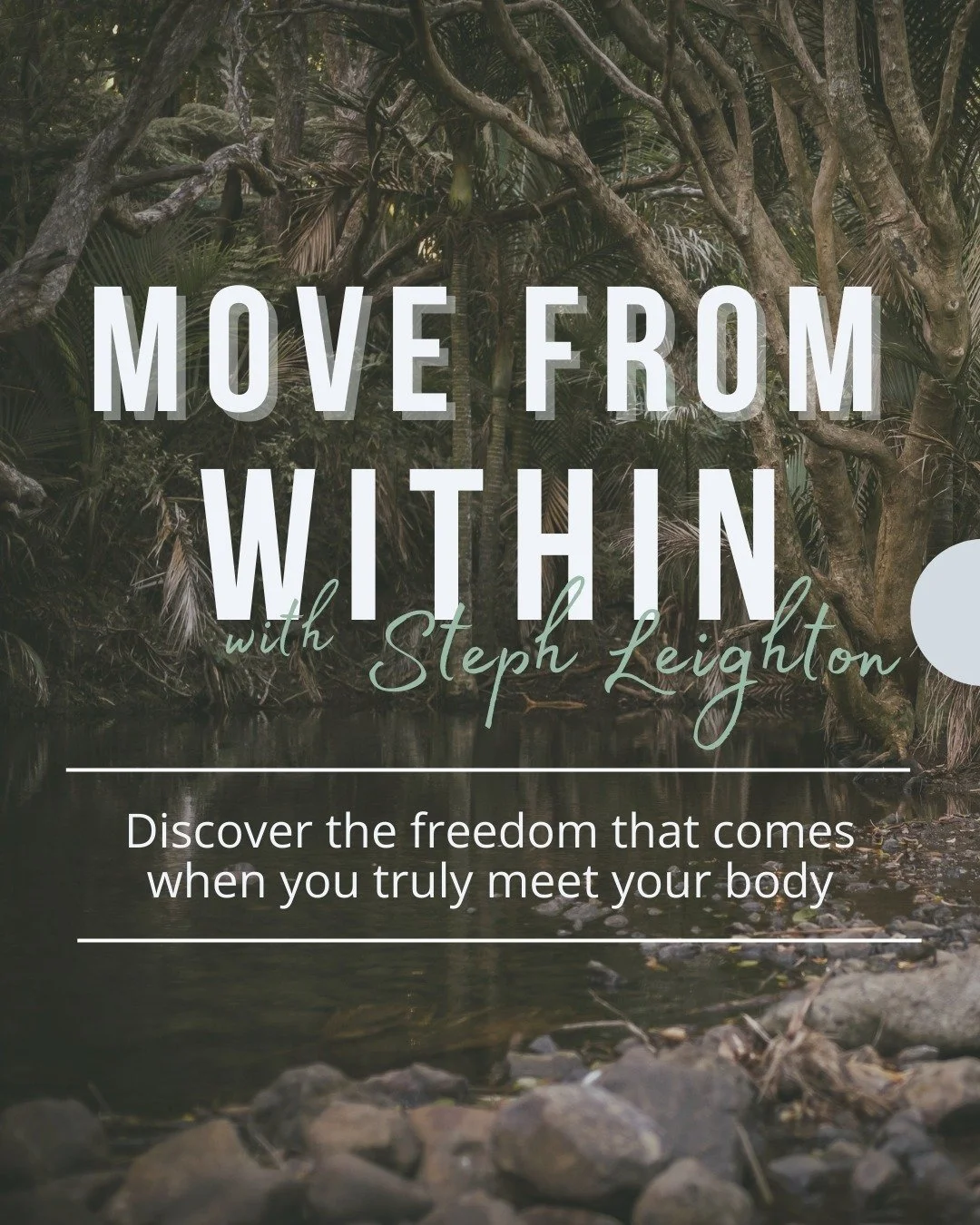 In this workshop we'll explore:

🌬 How slowing down reconnects you with breath and body
🦴 How your unique skeleton shapes your movement
🌿 How to feel supported from within
💫 How to move with more ease, clarity, and authentic expression

Uncover w